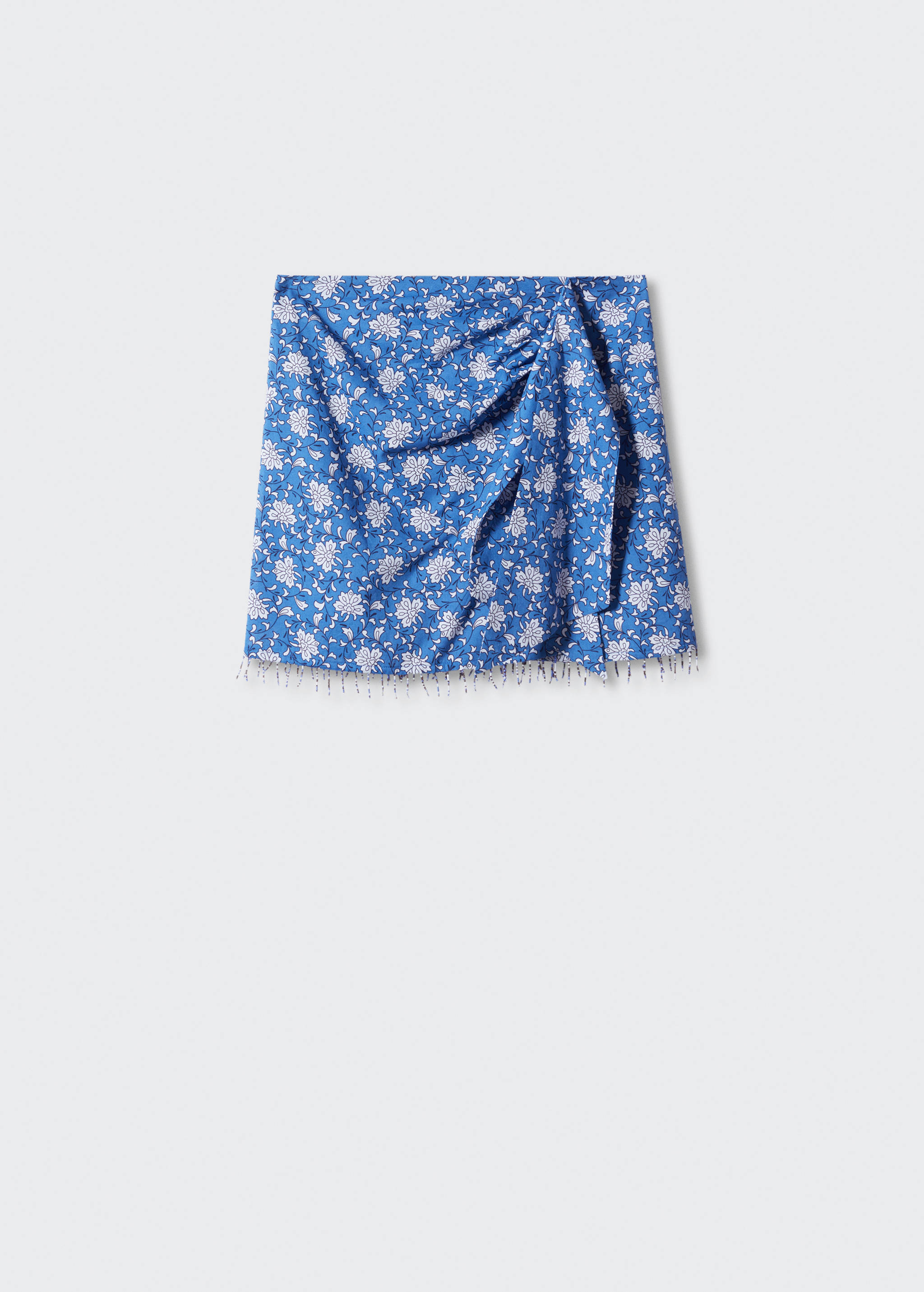 Beaded printed mini-skirt - Article without model