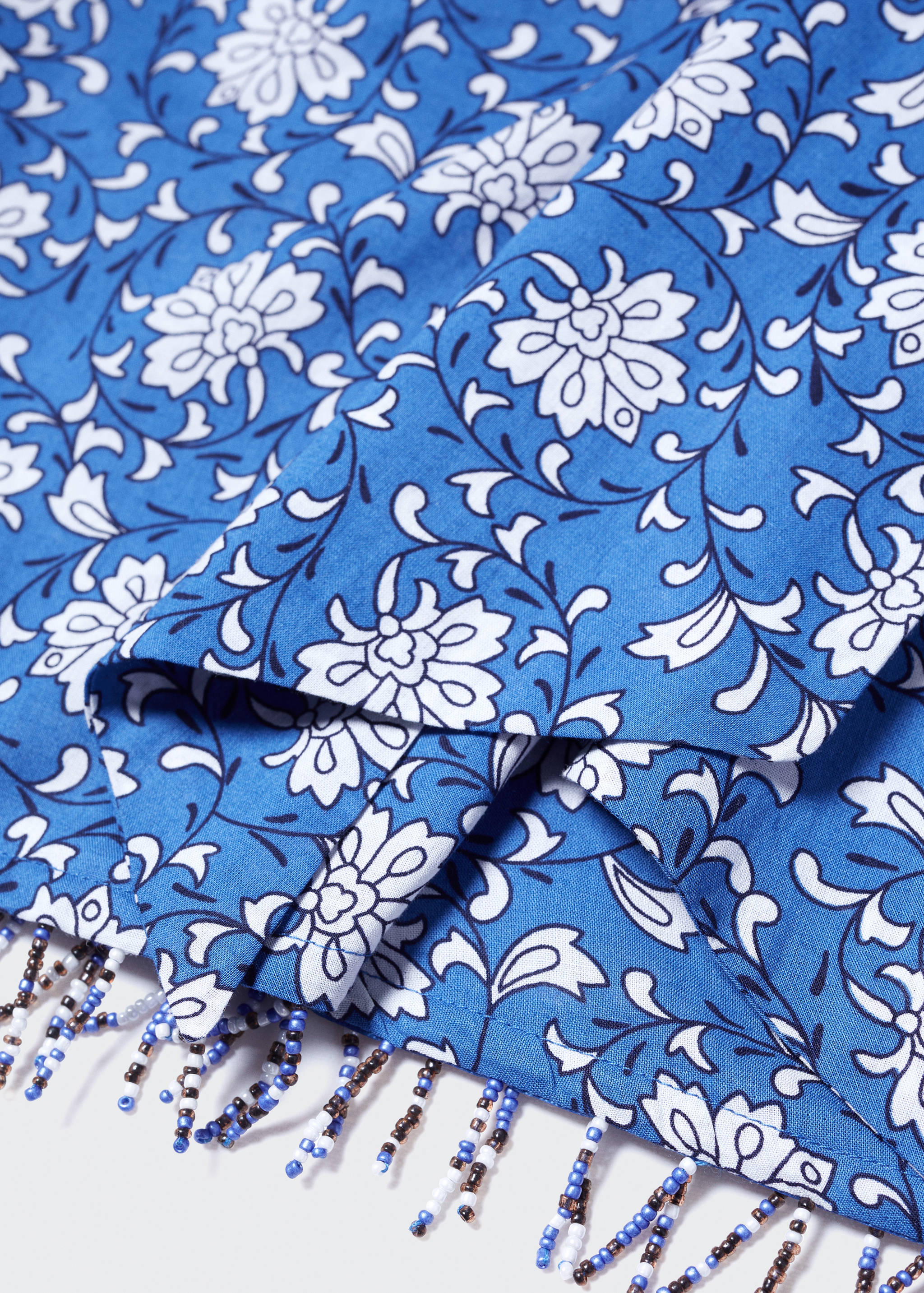 Beaded printed mini-skirt - Details of the article 8