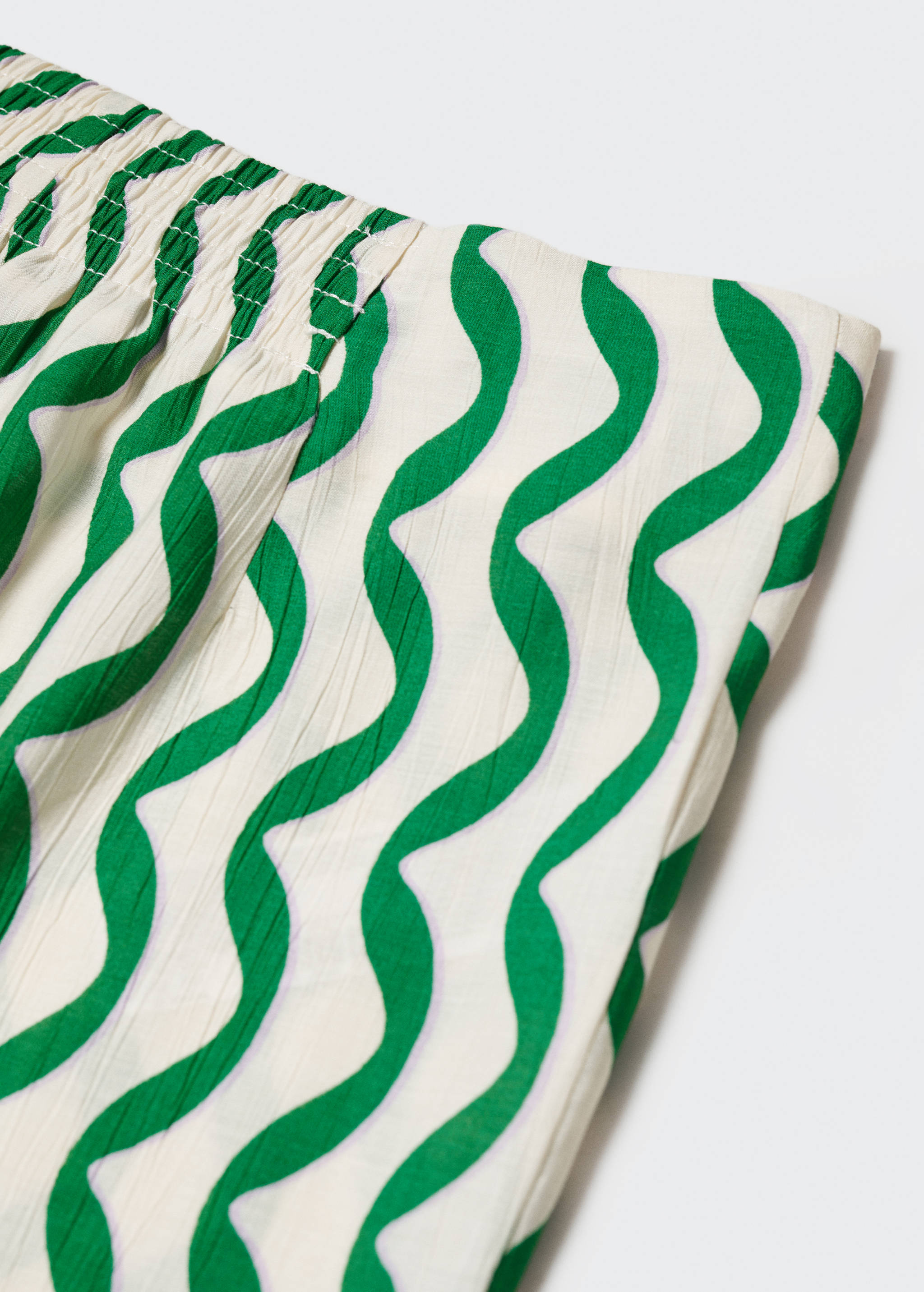 Textured printed trousers - Details of the article 8