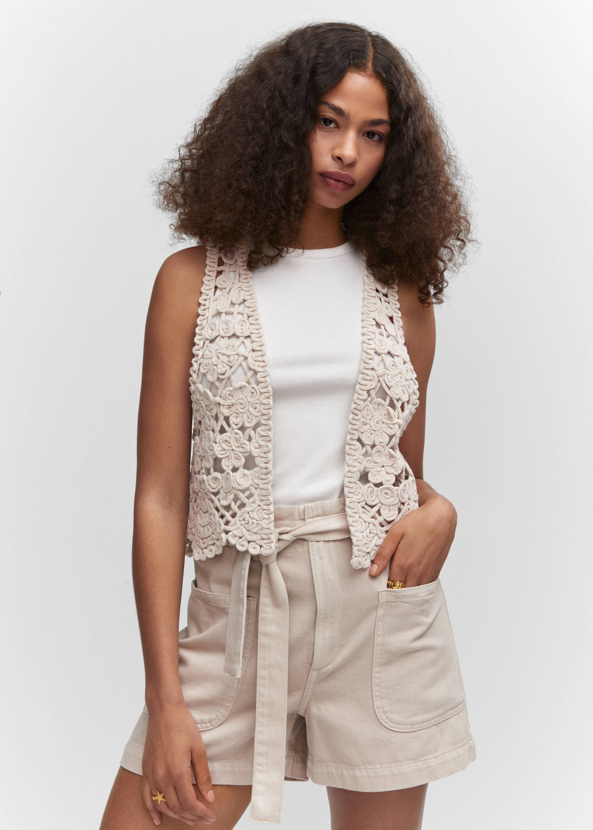 Gilet crochet - Plan moyen