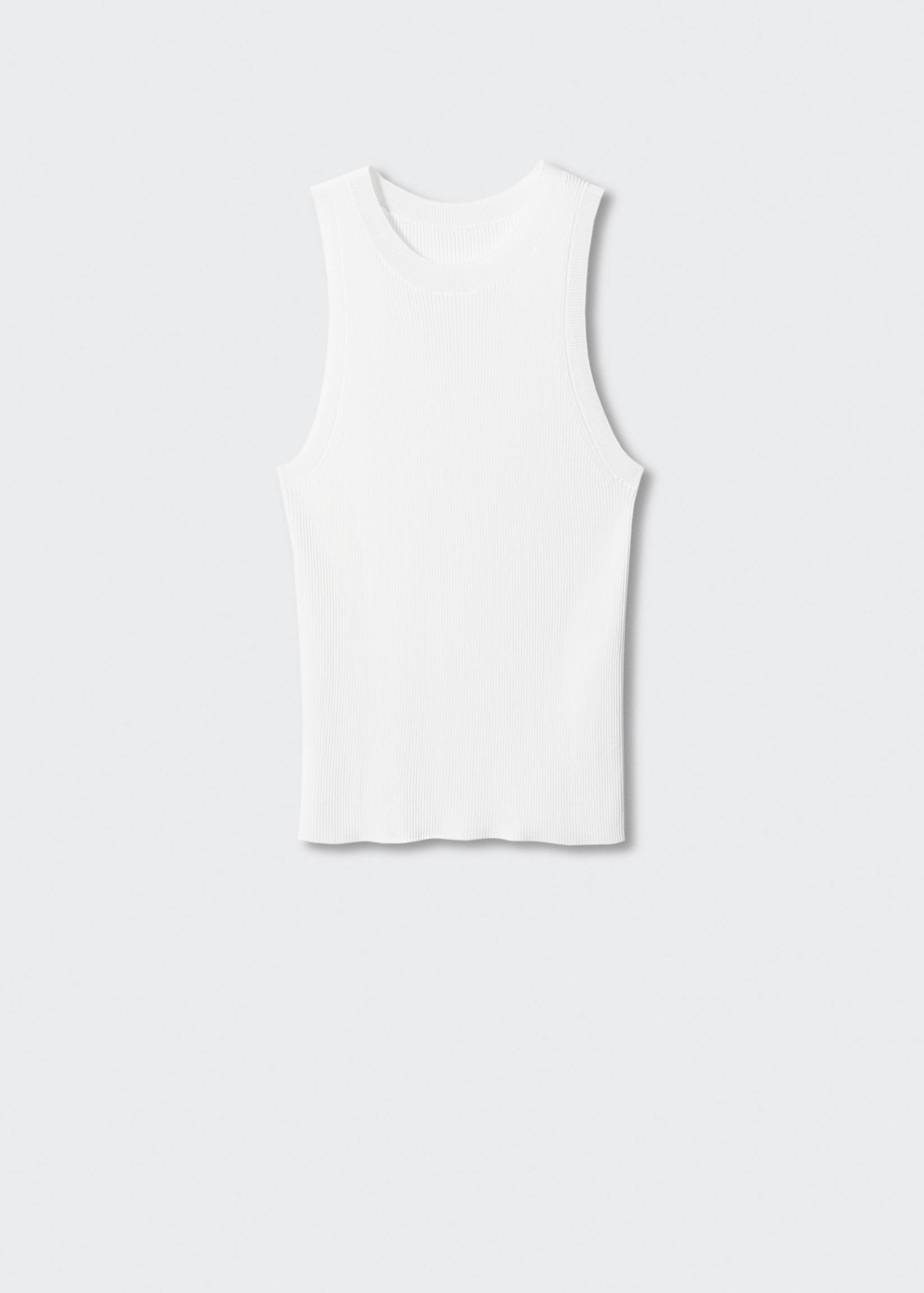 Top punto canalé - Artículo sin modelo