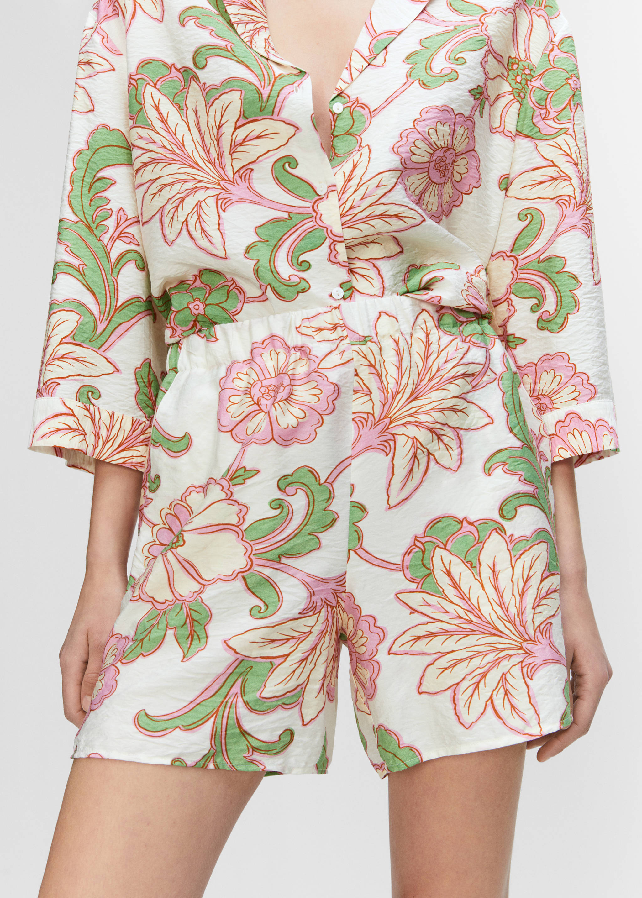 Shorts estampado floral - Detalle del artículo 6