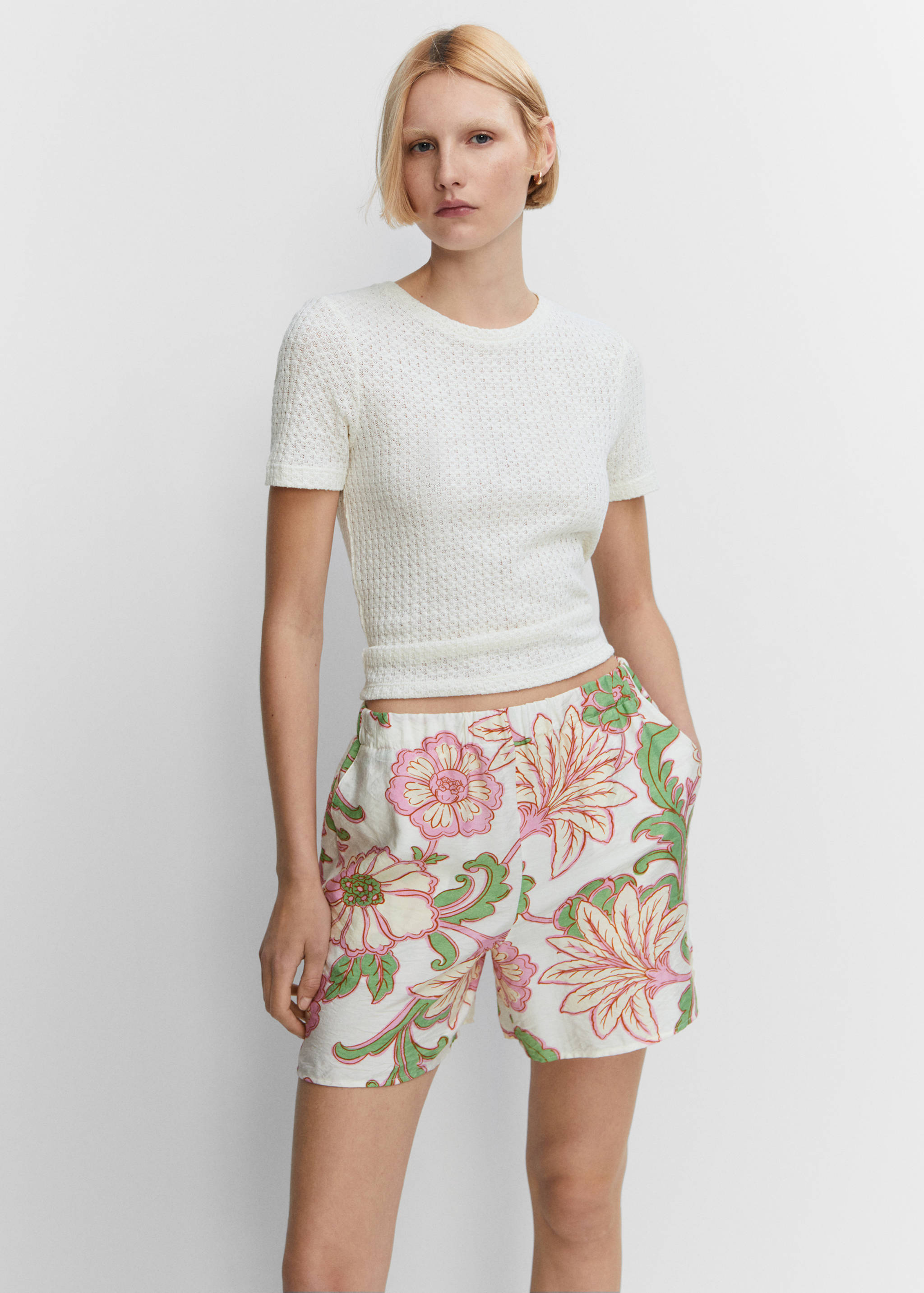 Shorts estampado floral - Detalle del artículo 2
