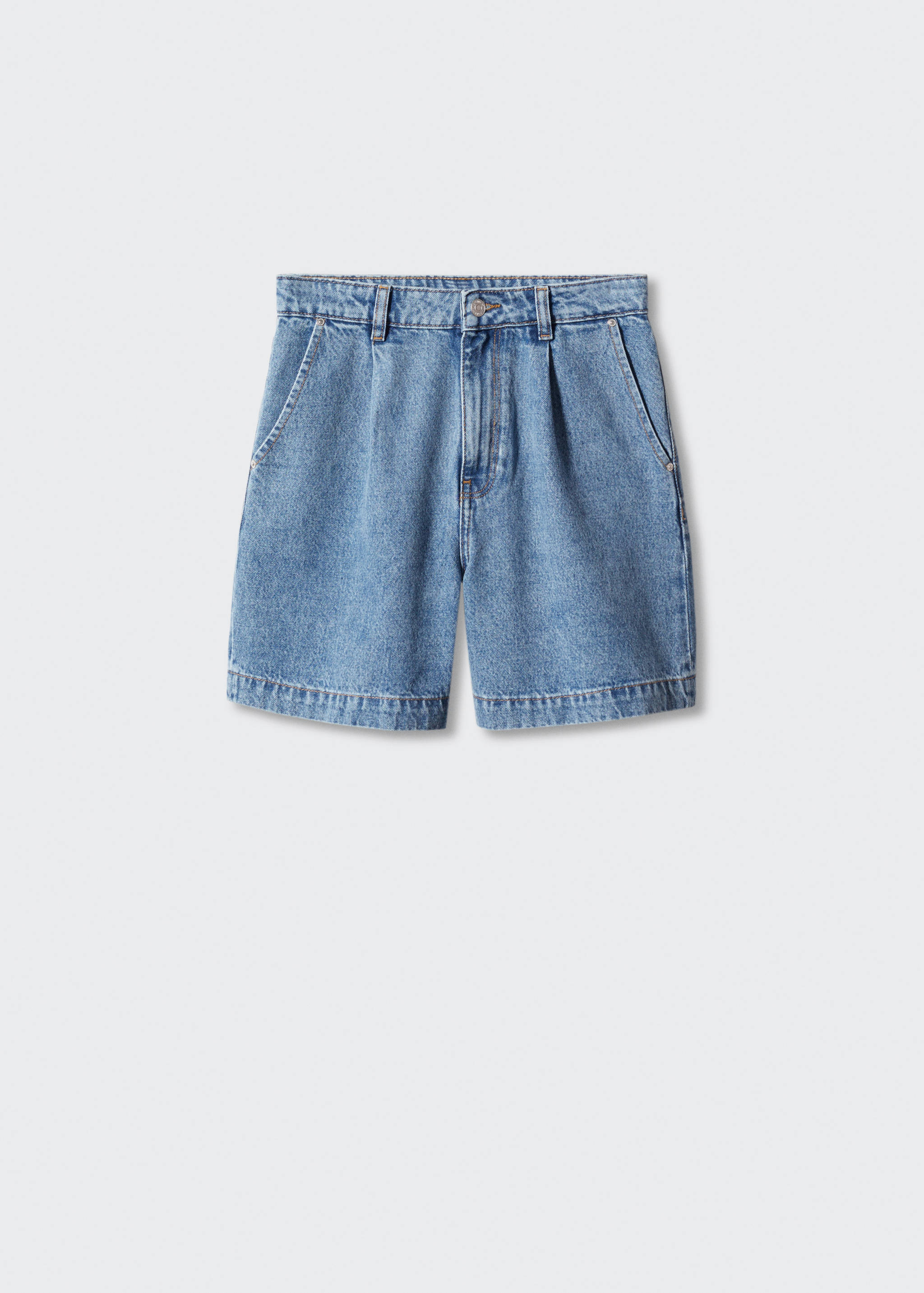 Slouchy denim shorts - Article without model