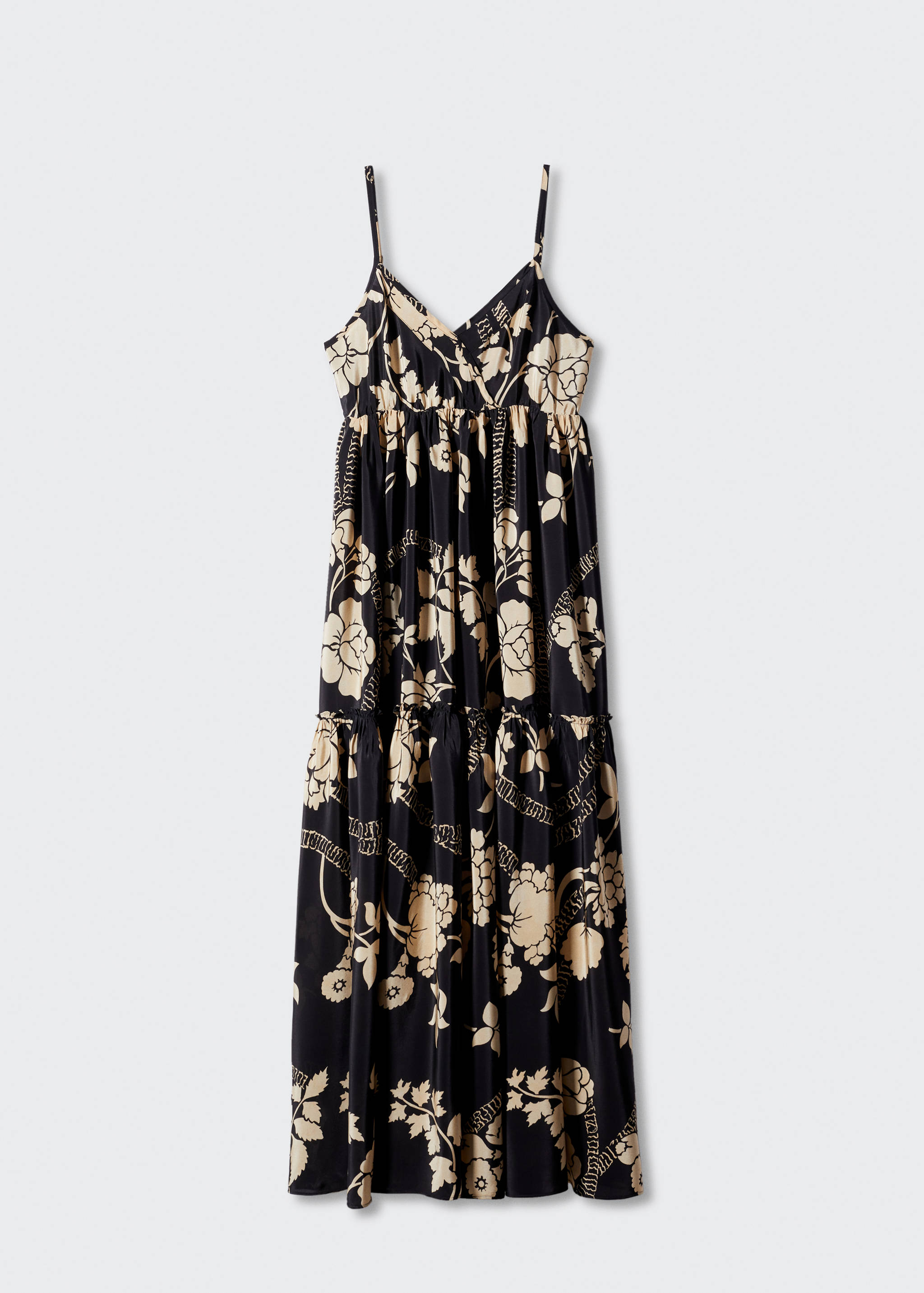 Printed flared dress - Article without model