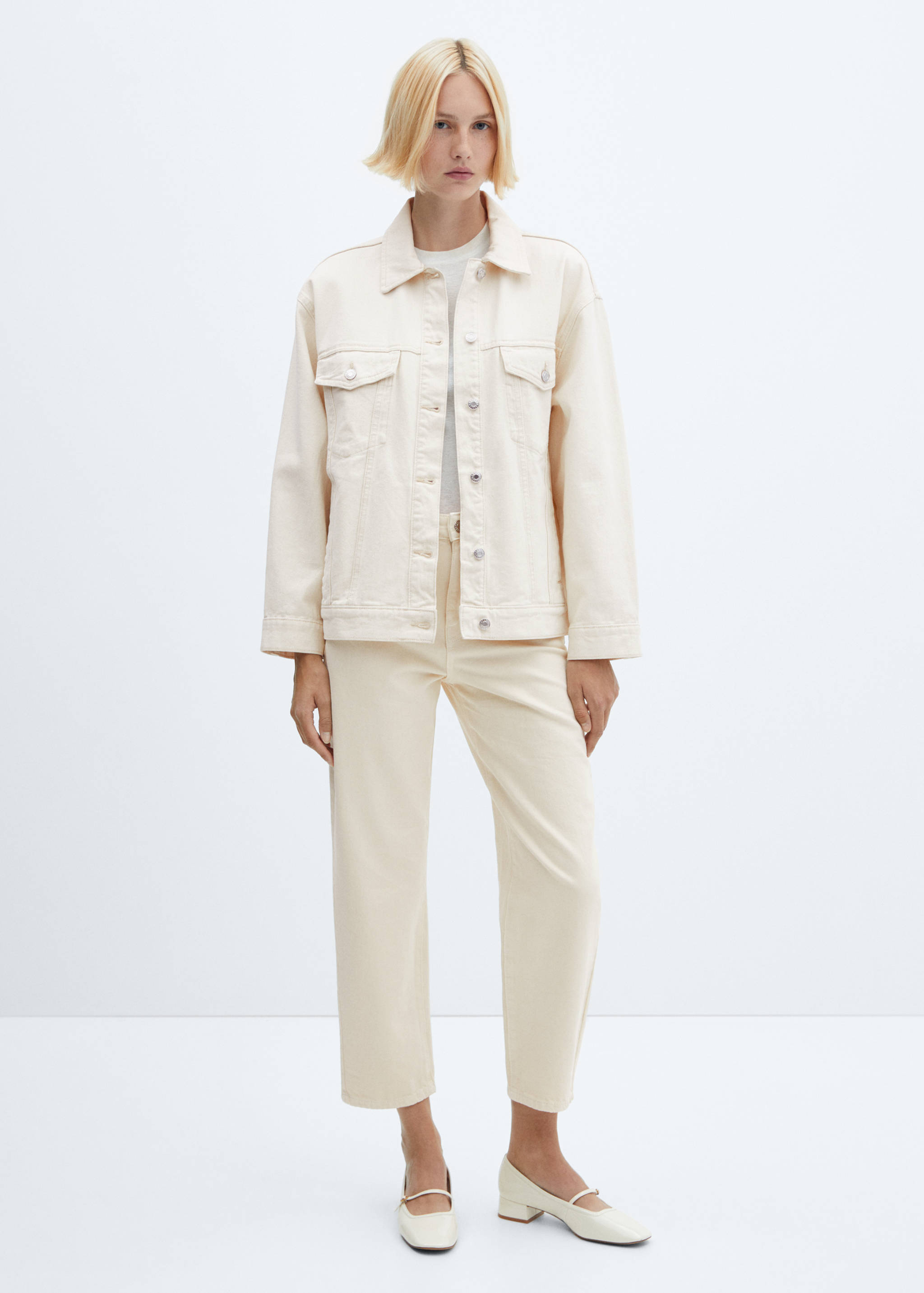 超大牛仔夹克 - null