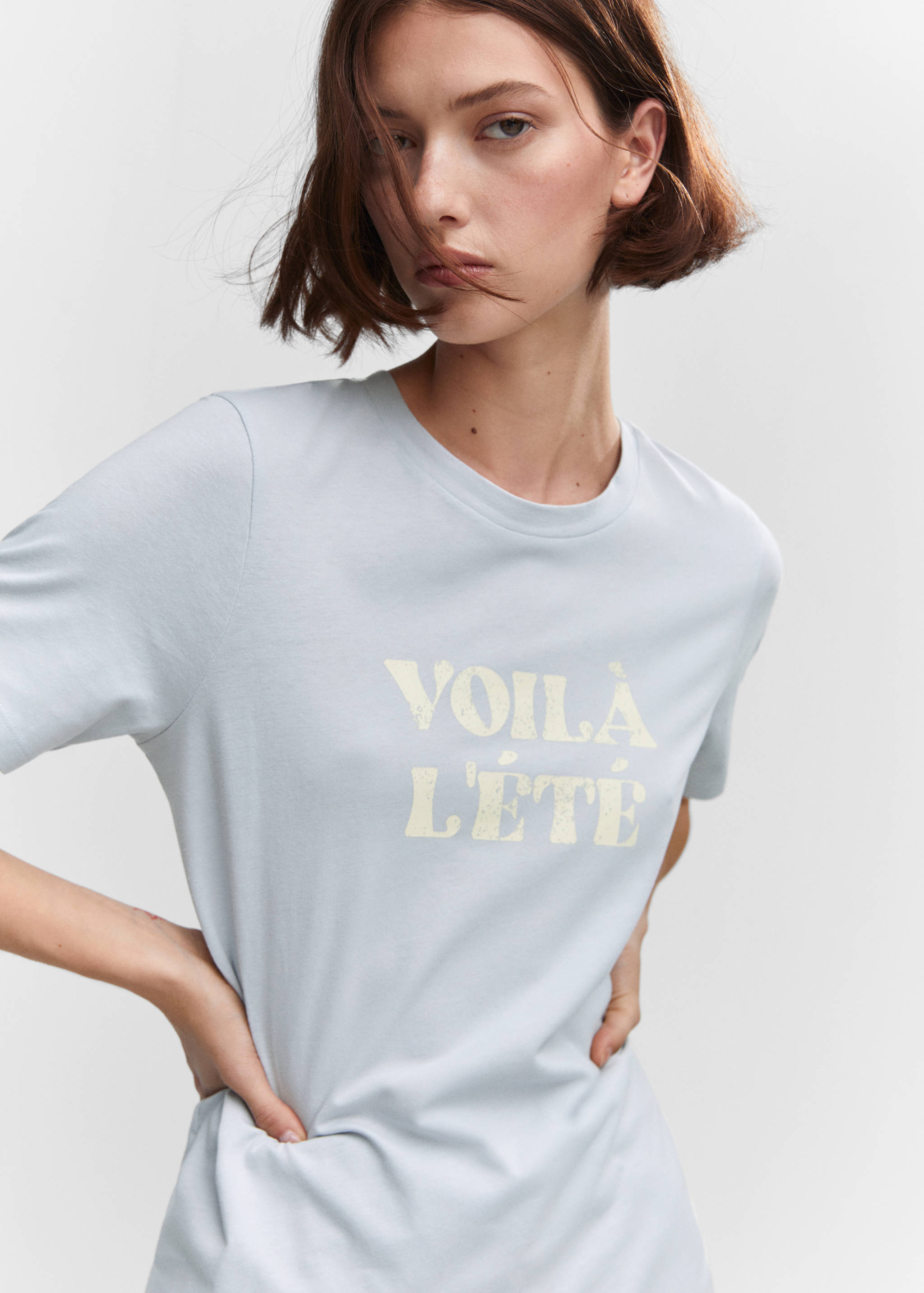 T-shirt en coton imprimé - Détail de l'article 1