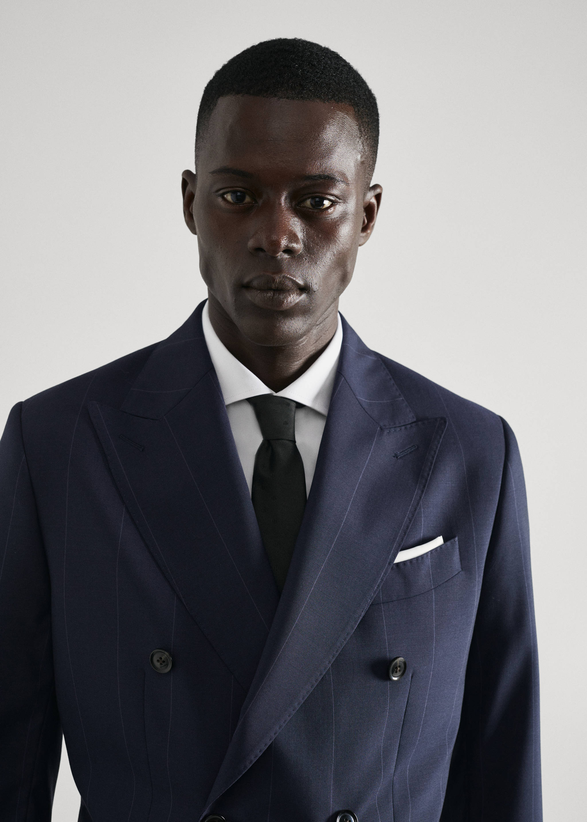 Veste costume croisée laine vierge - Détail de l'article 1