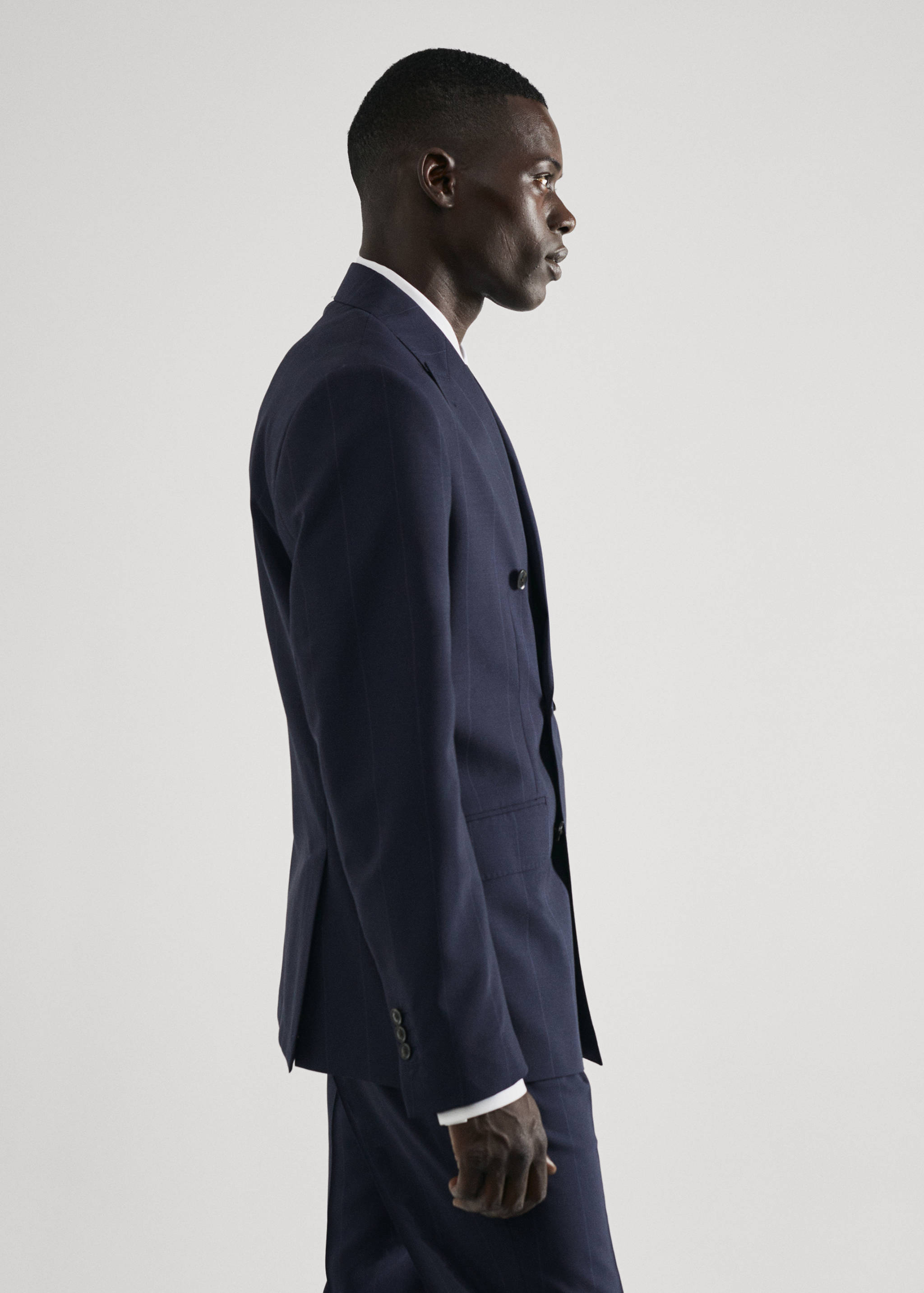 Veste costume croisée laine vierge - Détail de l'article 2