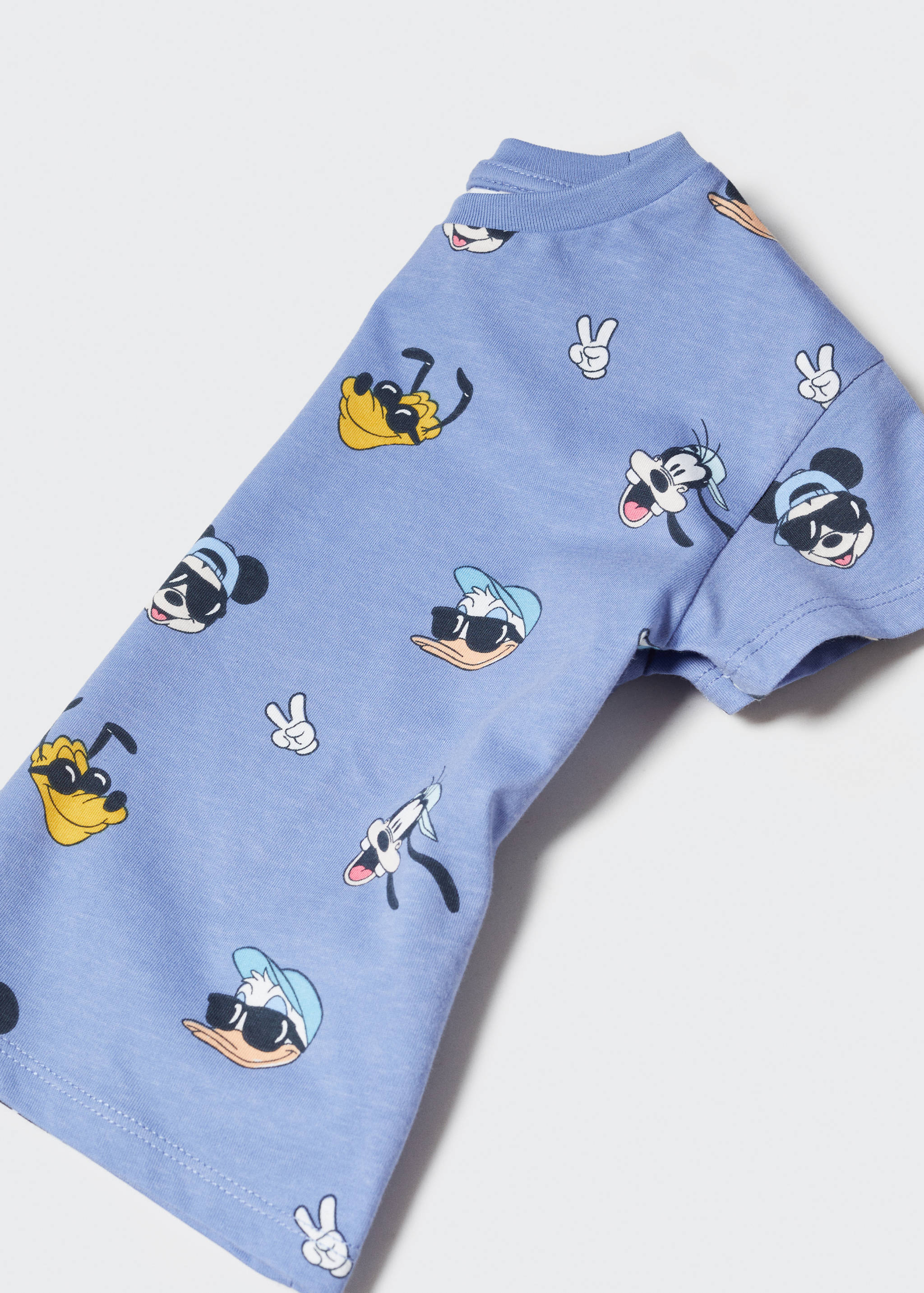 Printed cotton-blend T-shirt - Details of the article 0