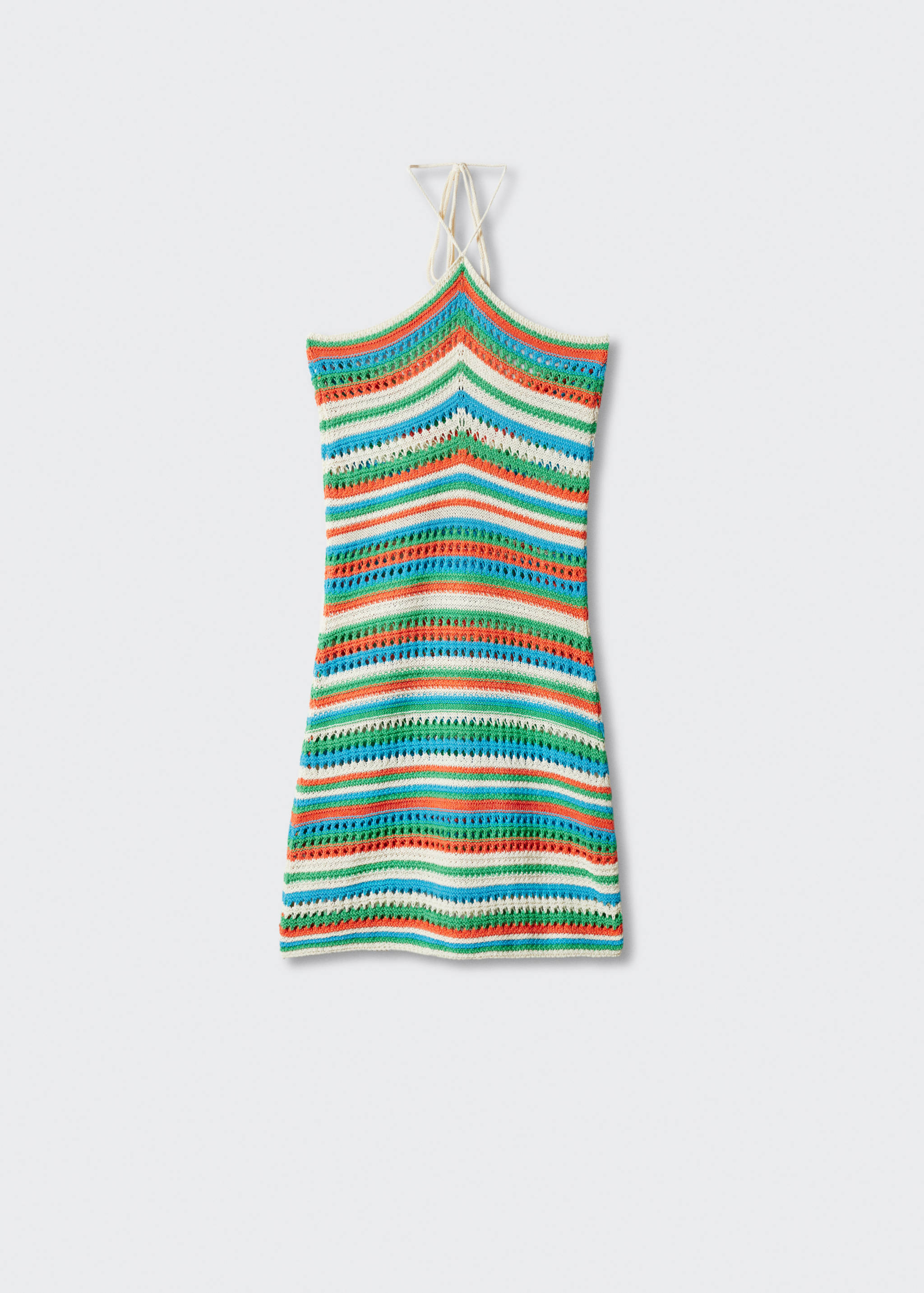 Vestido crochet cuello halter - Artículo sin modelo