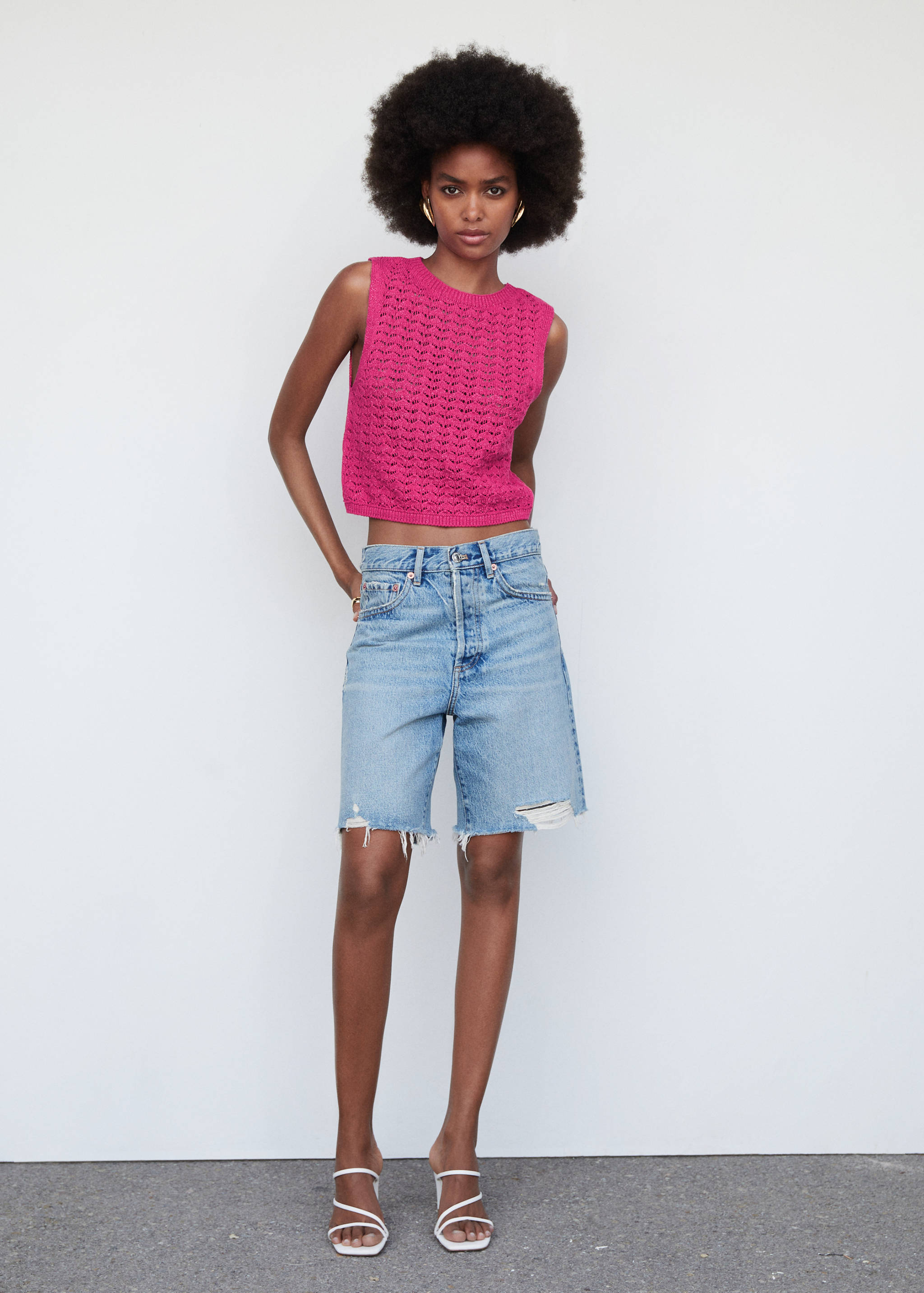 Crop top crochet - Plan général