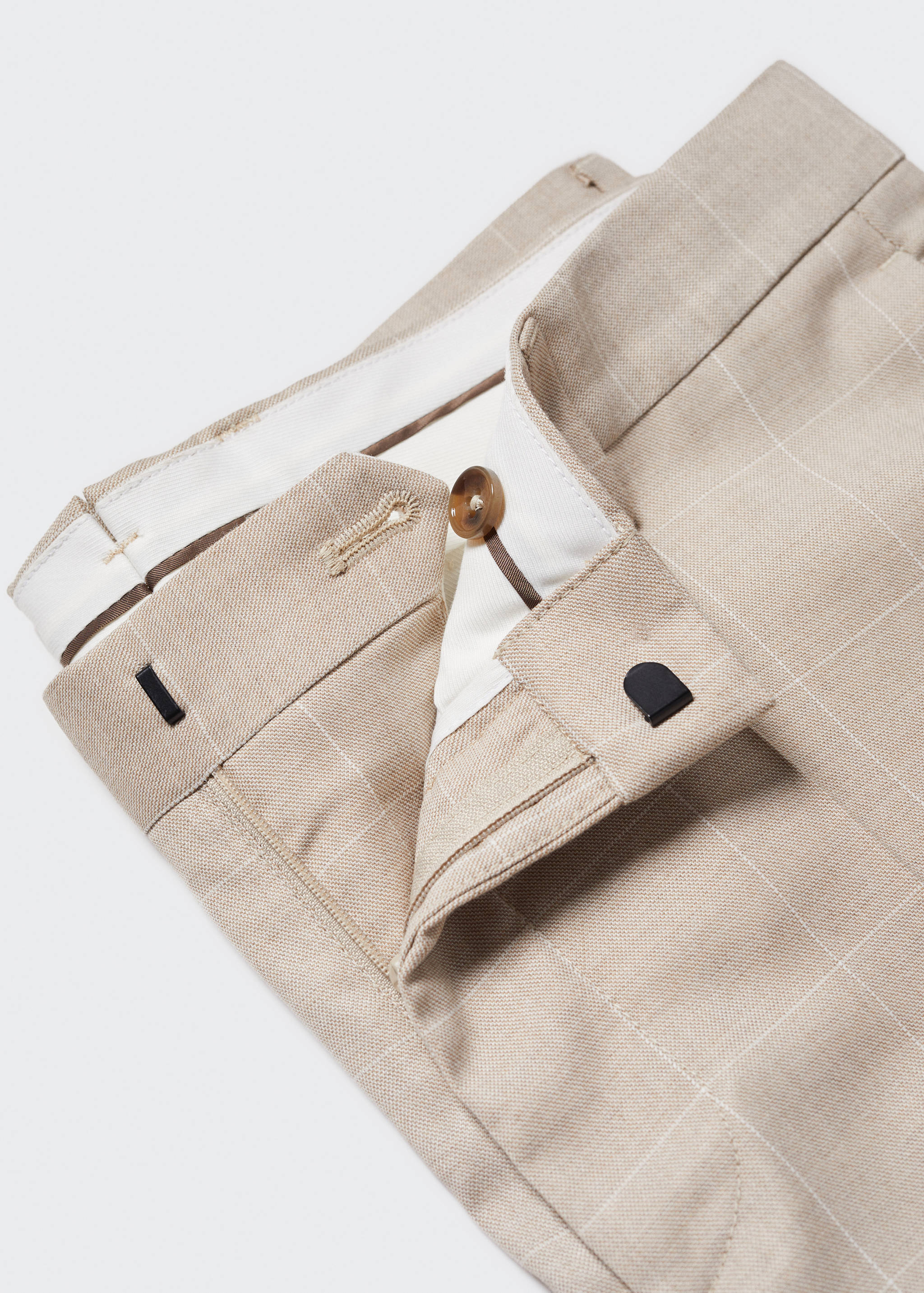 Pantalon costume super slim-fit carreaux - Détail de l'article 8