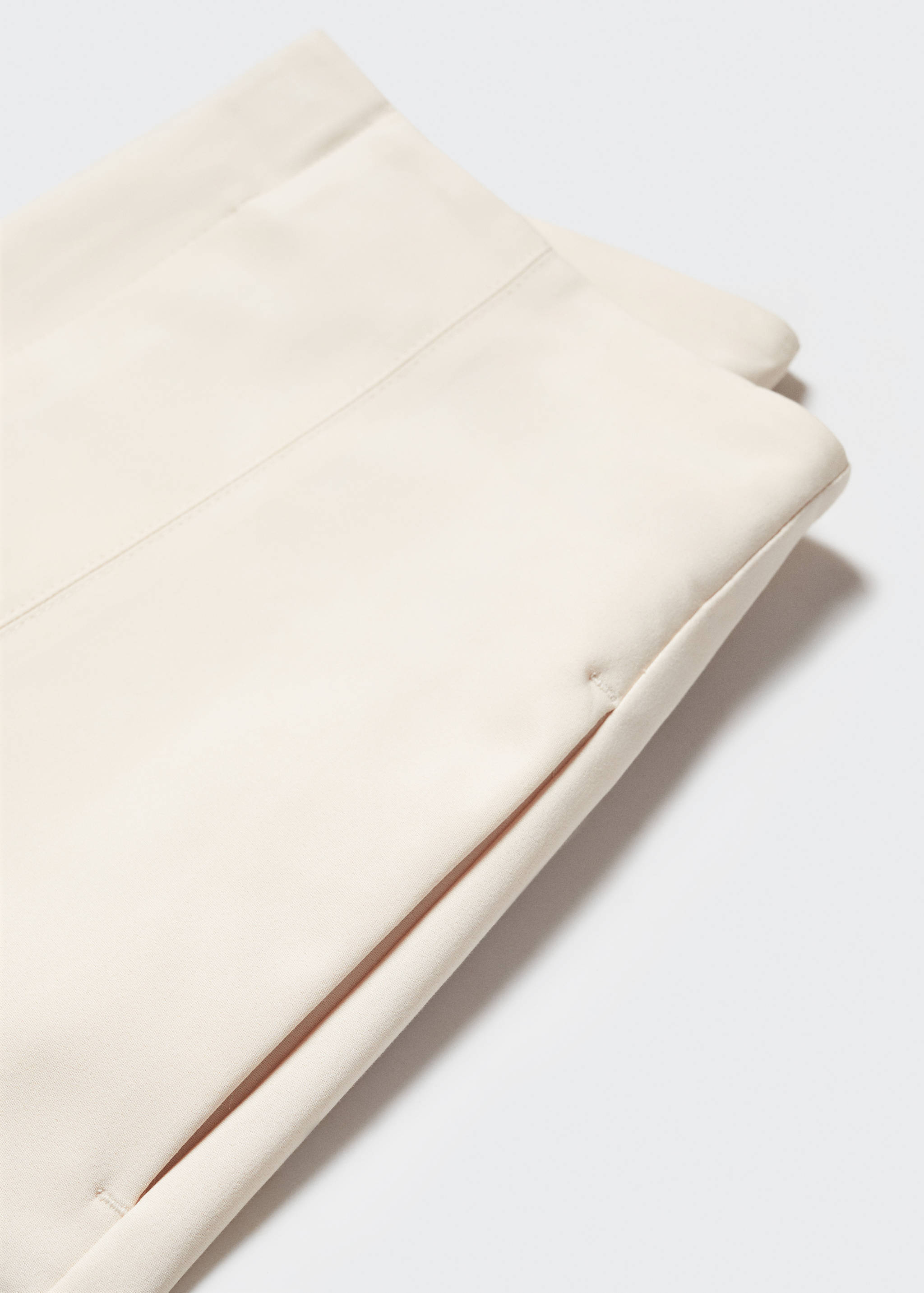 High-waist straight shorts - Details of the article 8