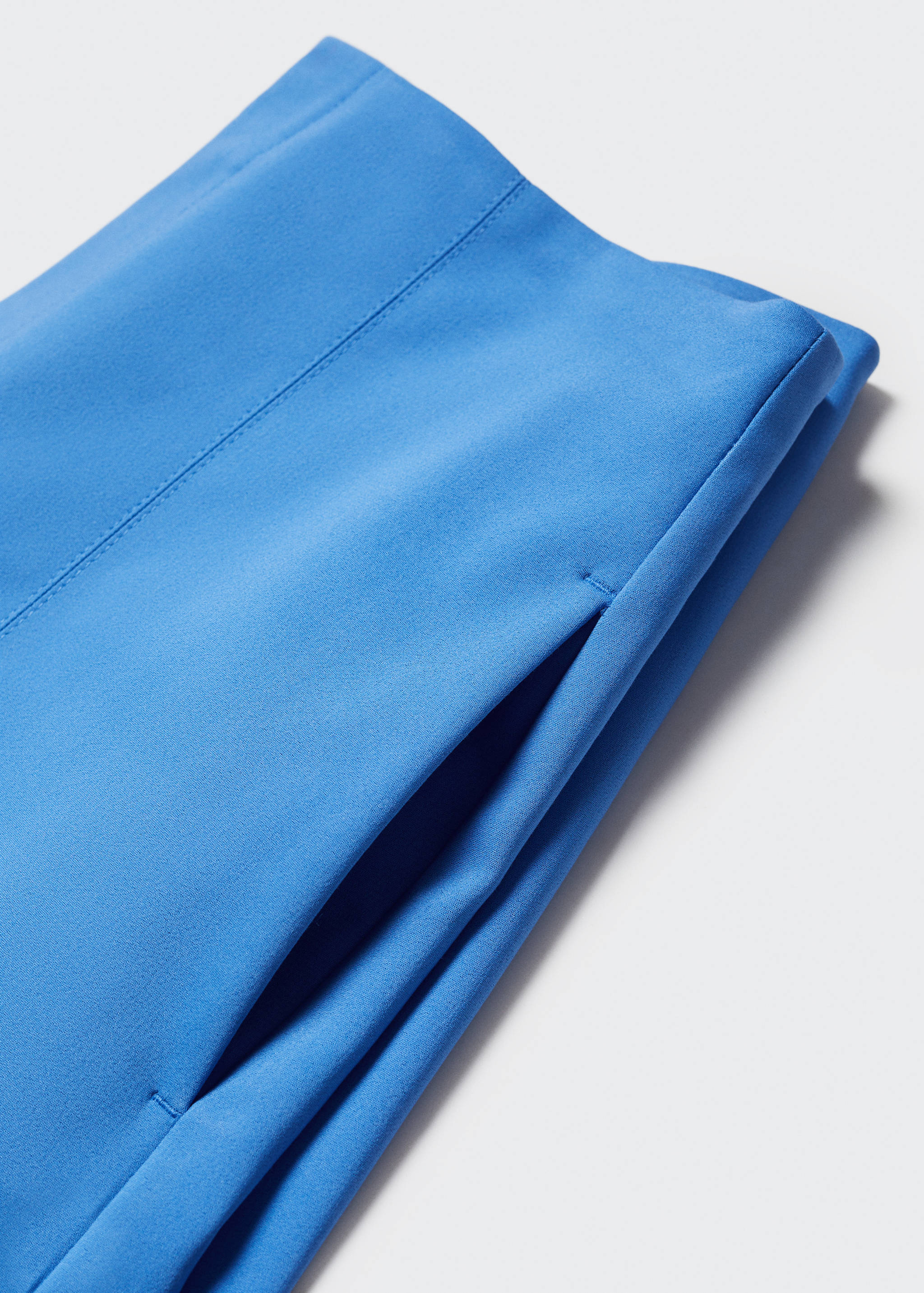 High-waist straight shorts - Details of the article 8