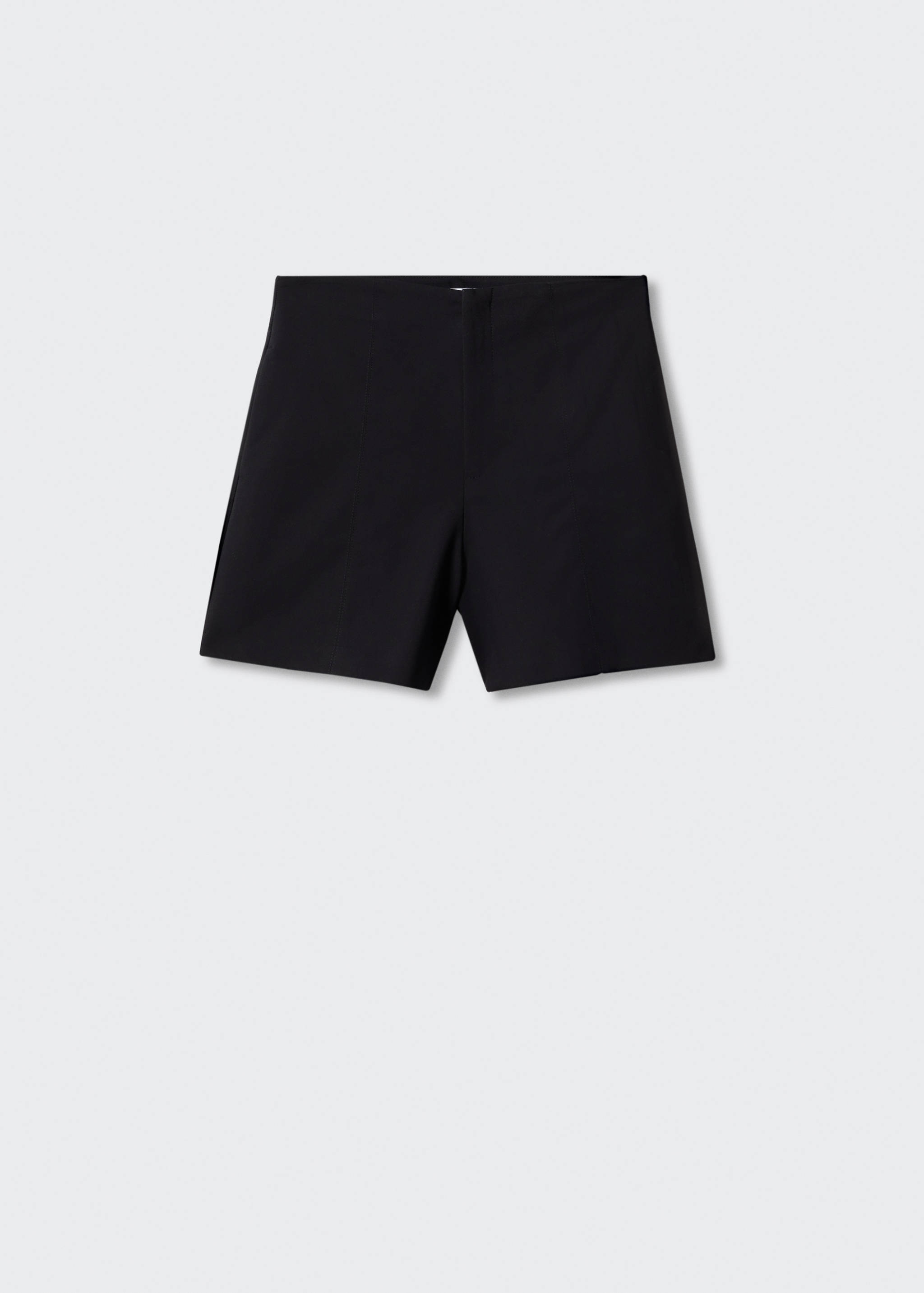 High-waist straight shorts - Article without model