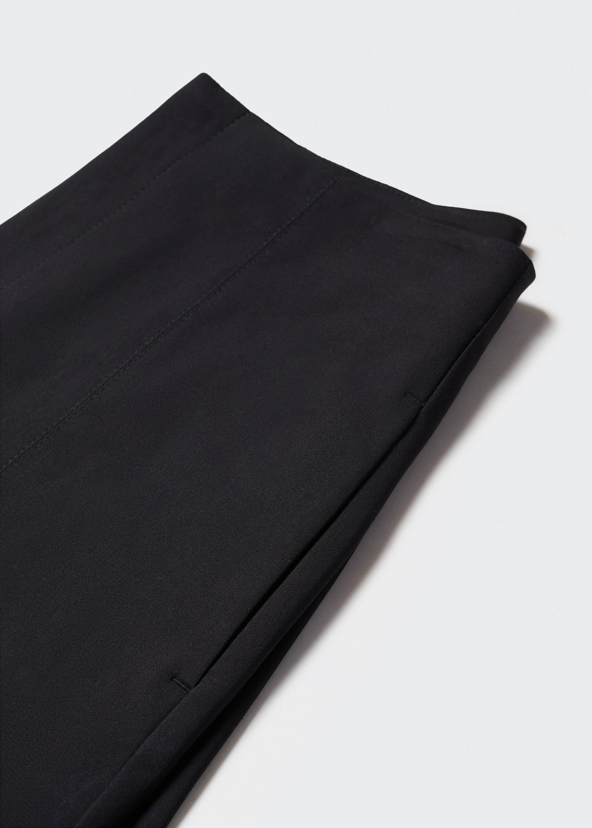 High-waist straight shorts - Details of the article 8