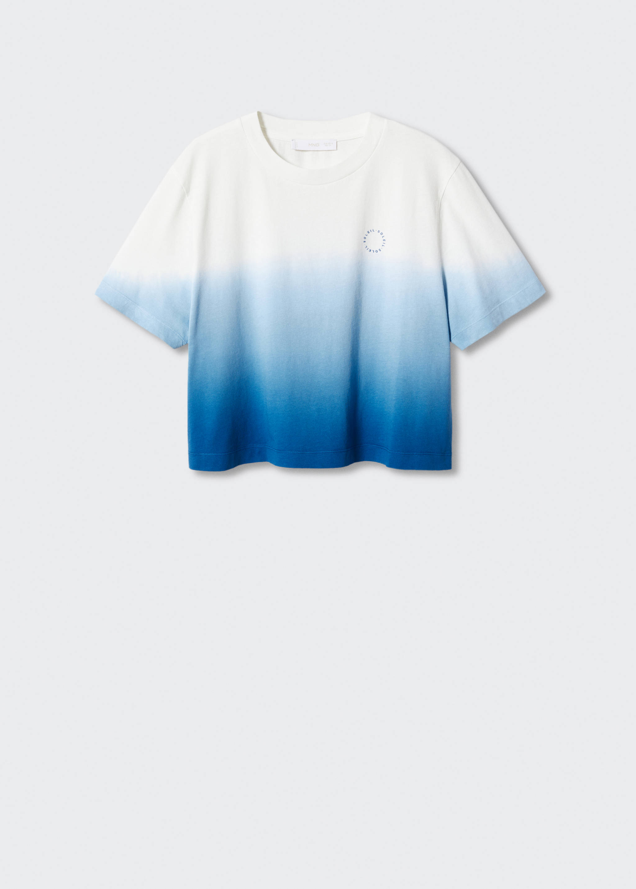 Cotton ombré t-shirt - Article without model