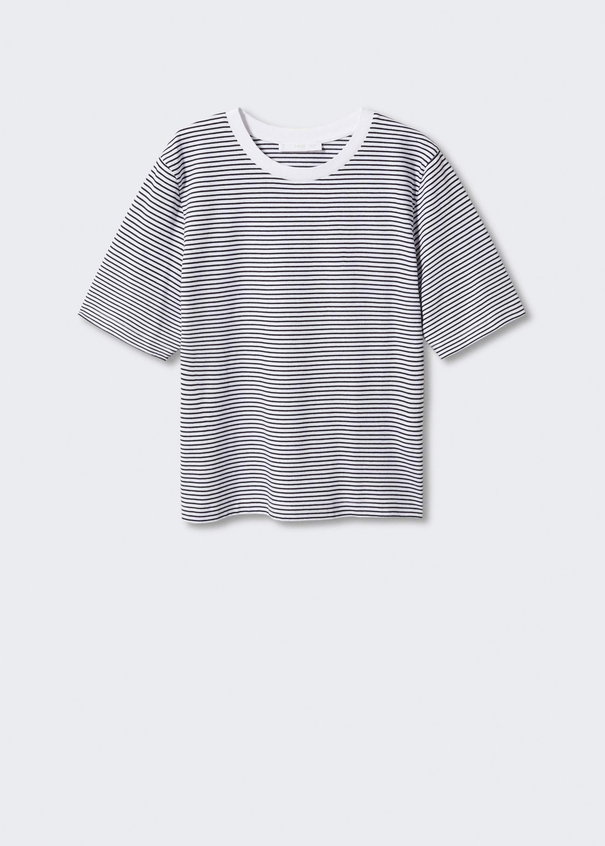 Striped cotton T-shirt - Article without model