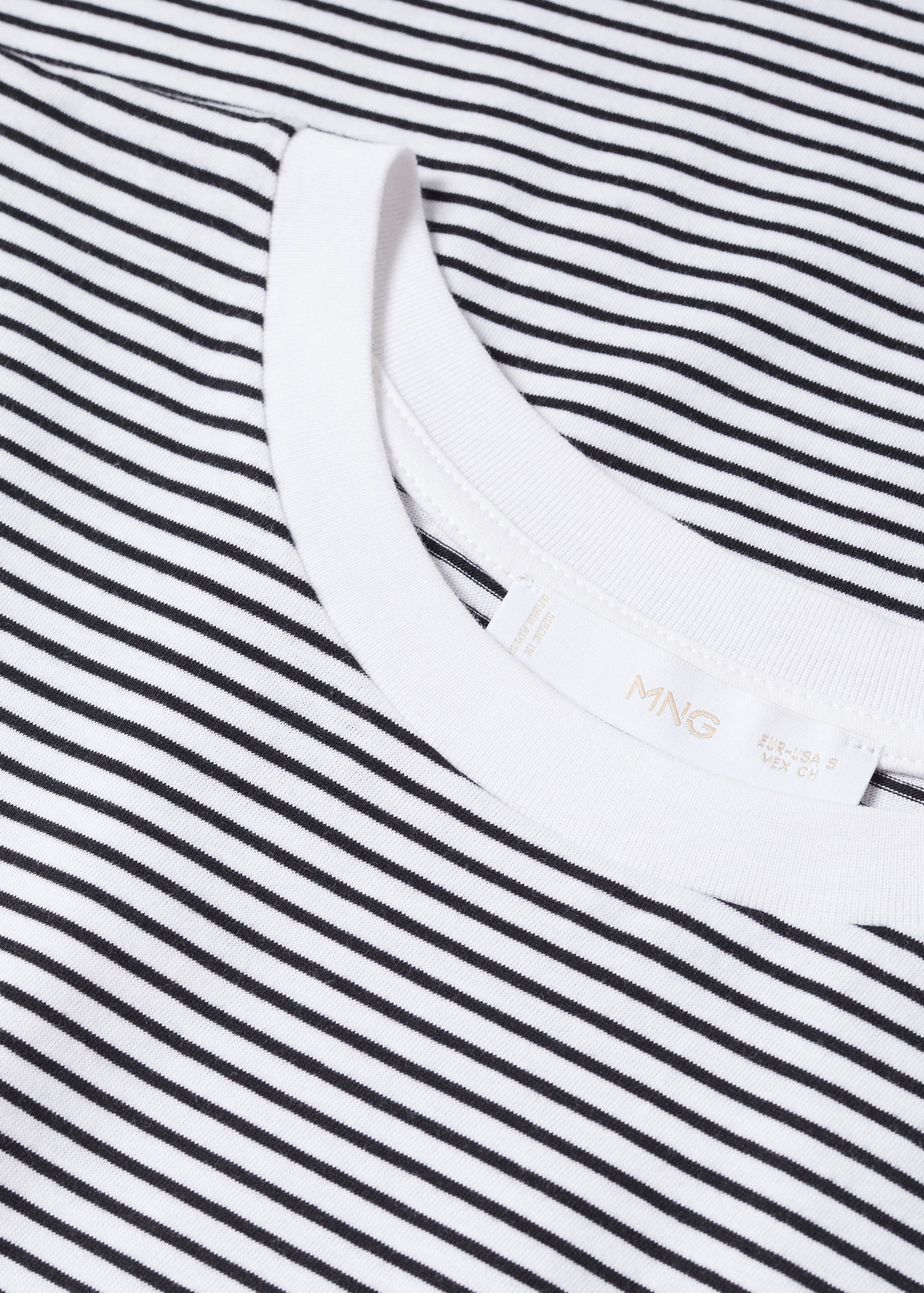Striped cotton T-shirt - Details of the article 8
