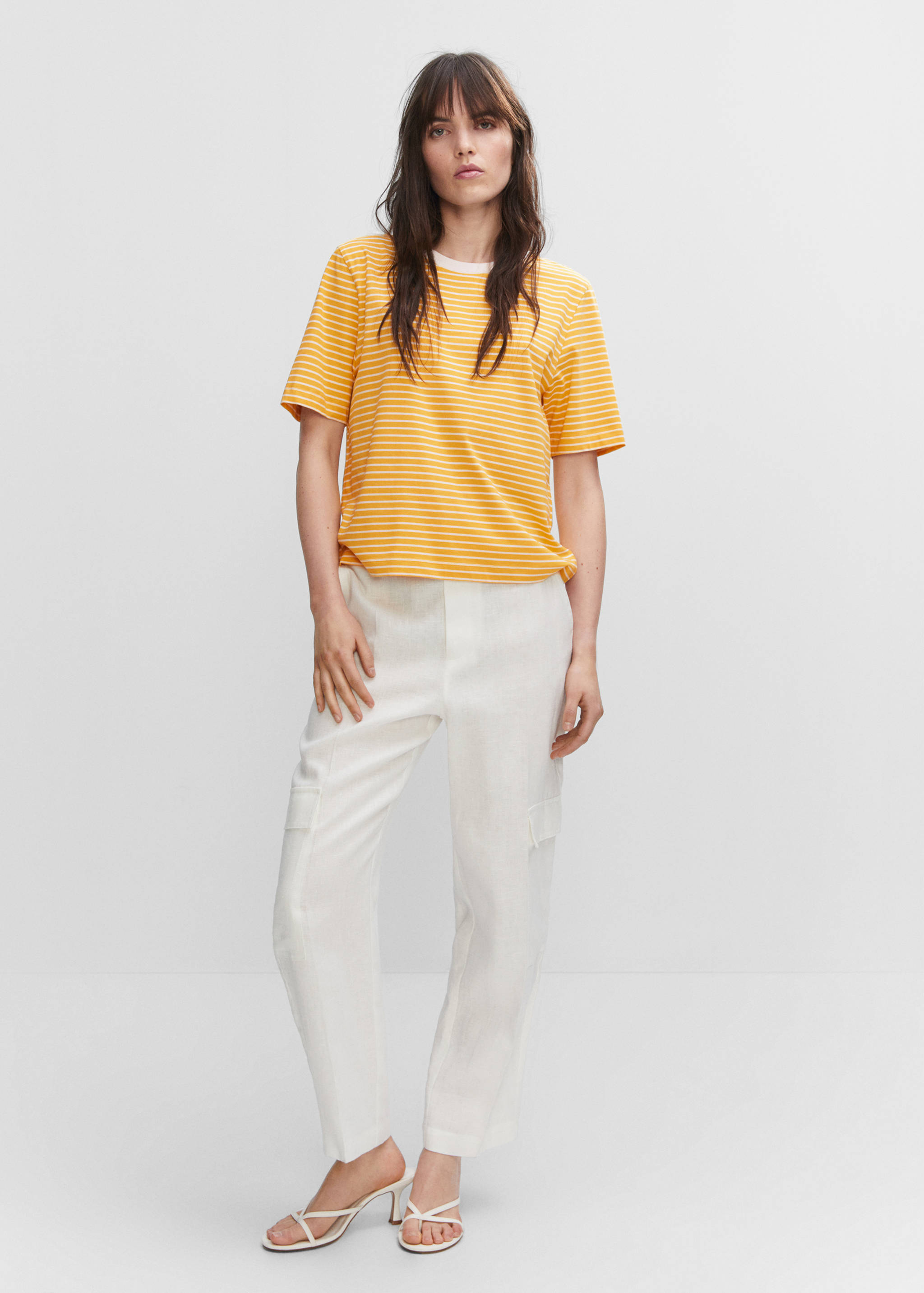 Striped cotton T-shirt - General plane