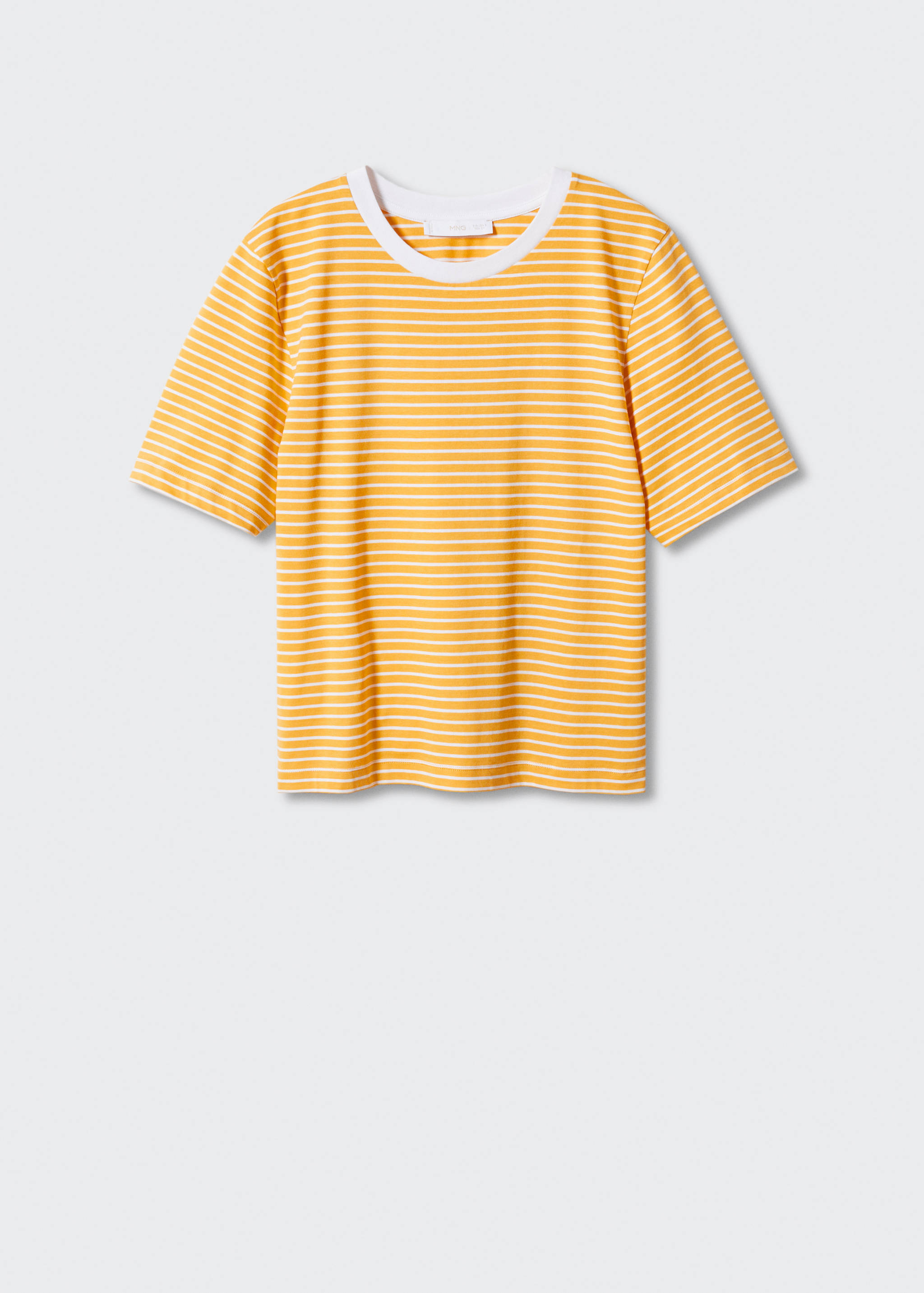 Striped cotton T-shirt - Article without model