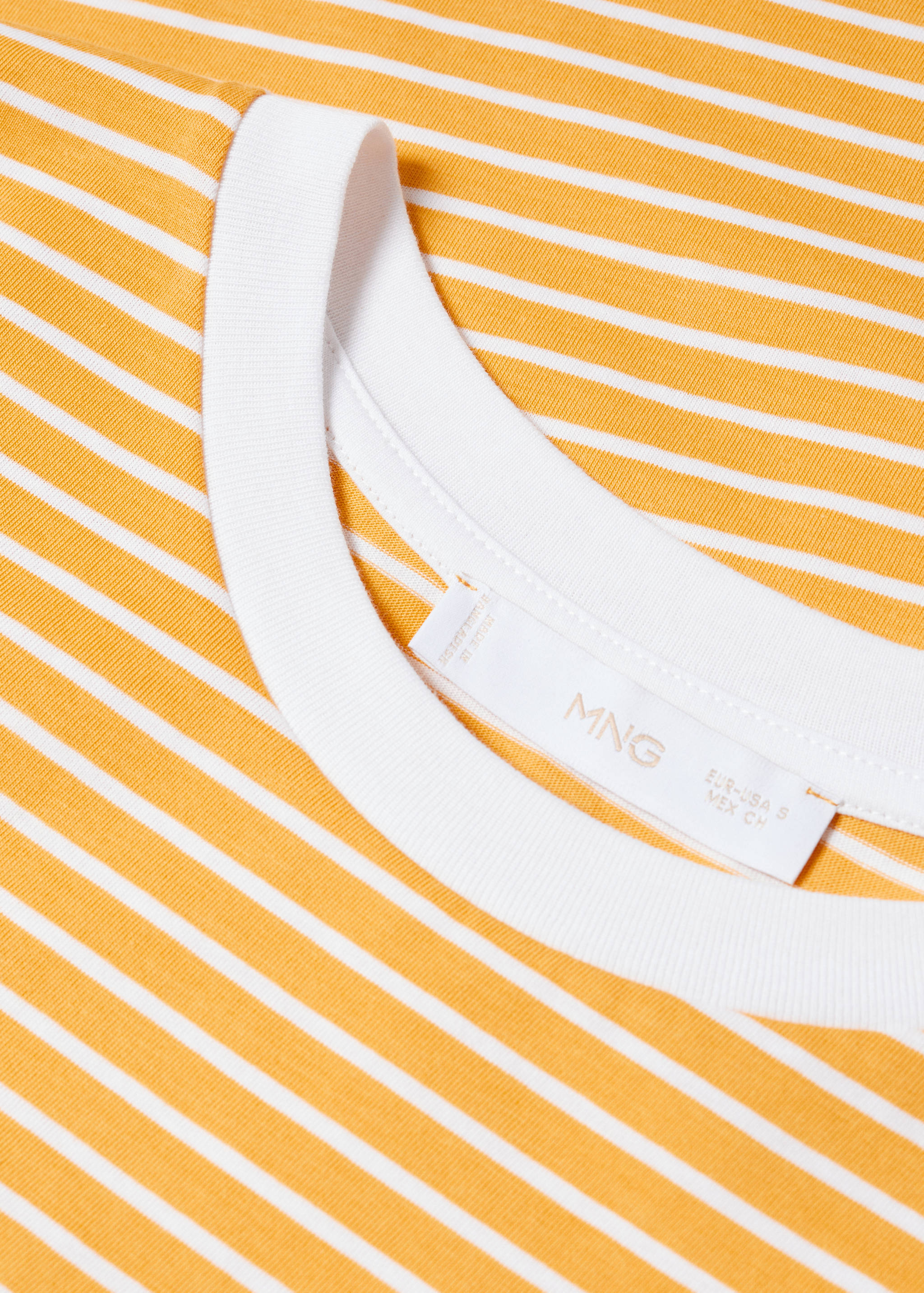 Striped cotton T-shirt - Details of the article 8