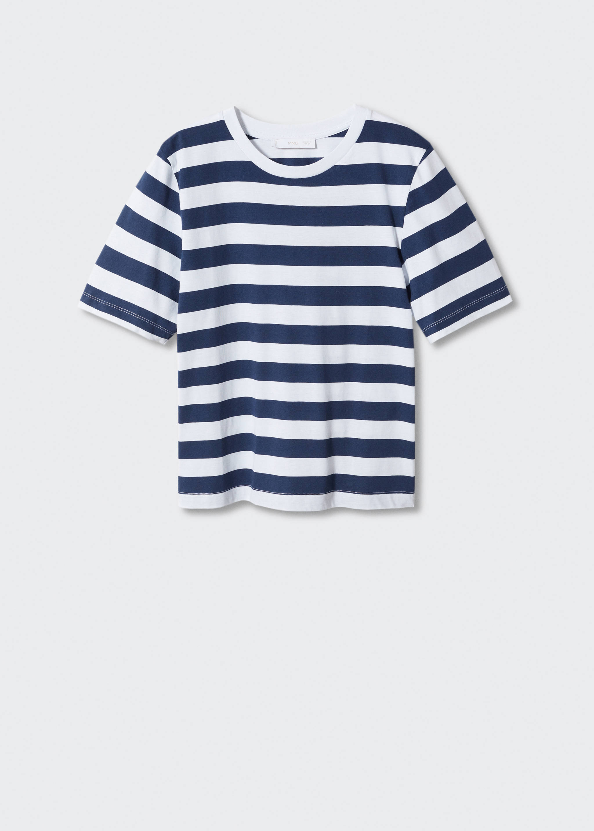 Striped cotton T-shirt - Article without model