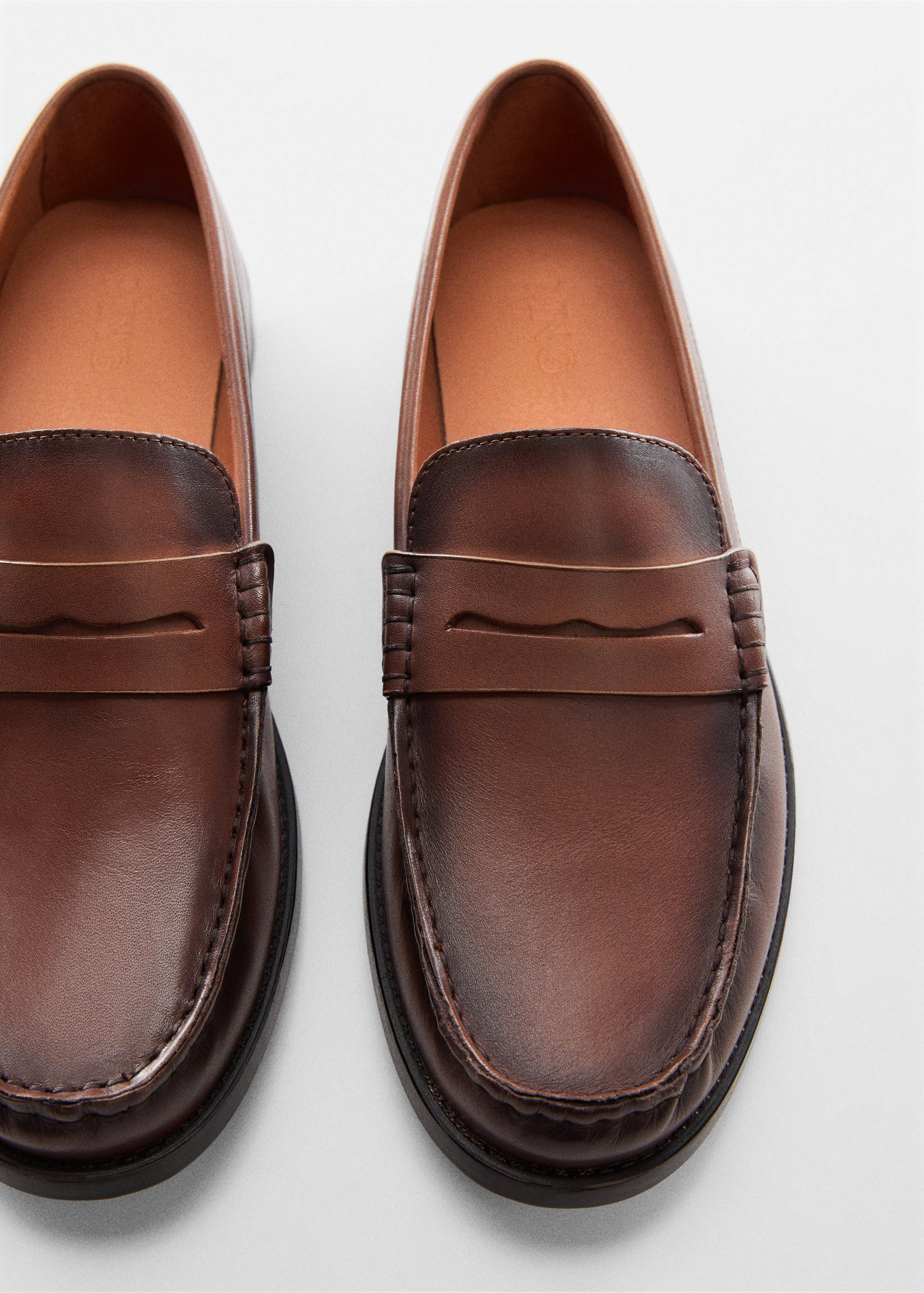 Leather penny loafers - Details of the article 2