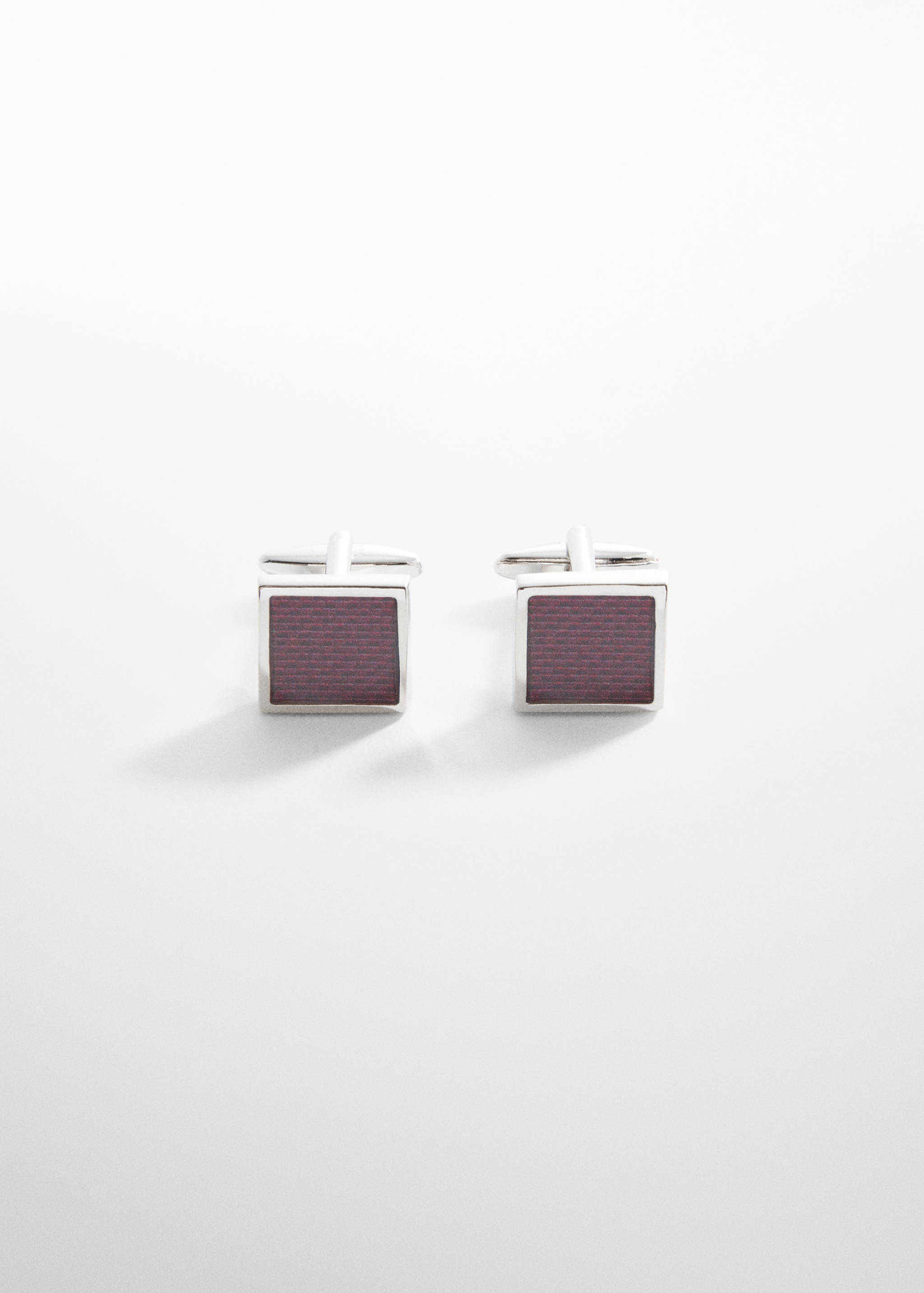 彩色方形袖扣 - null