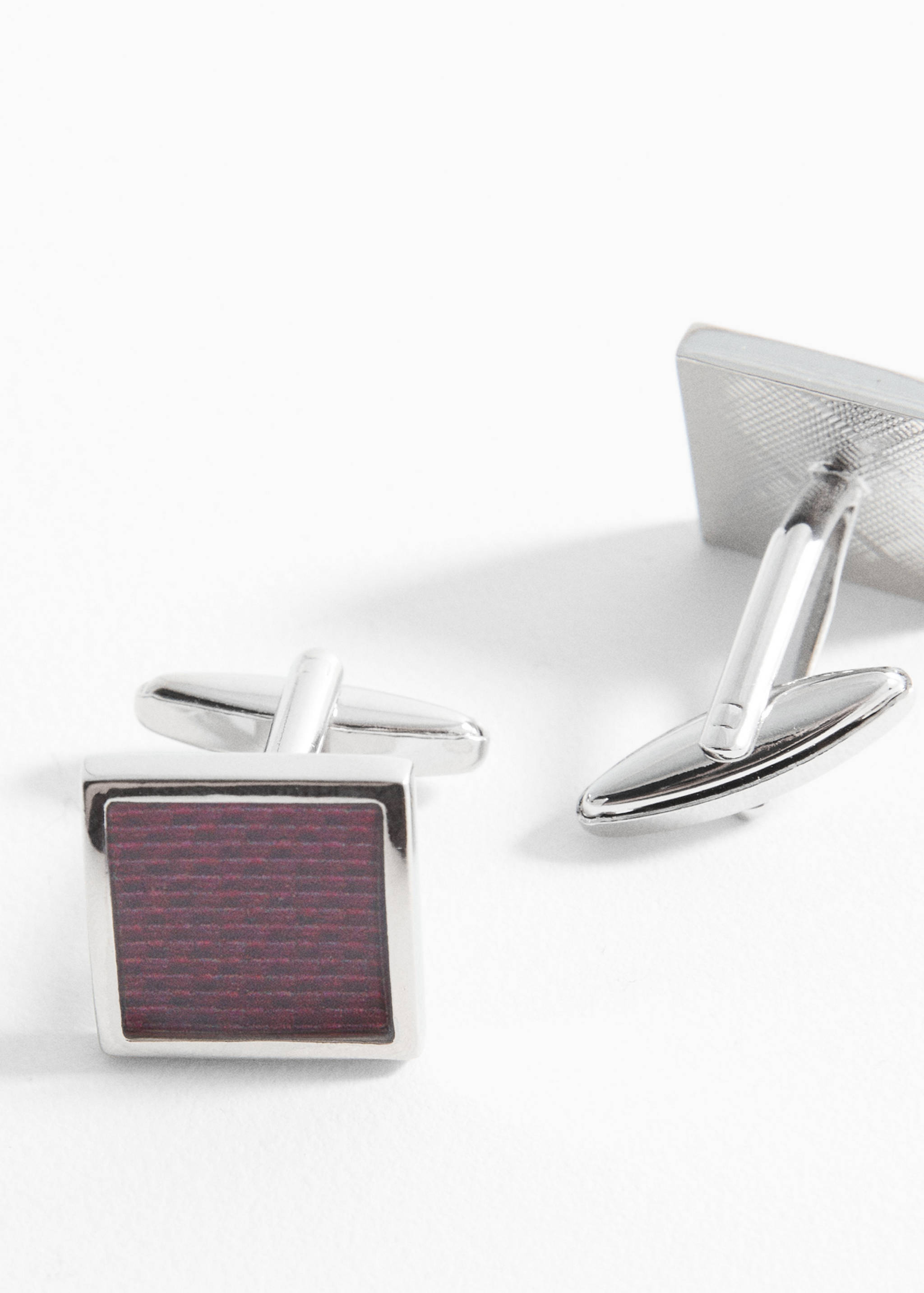 彩色方形袖扣 - null