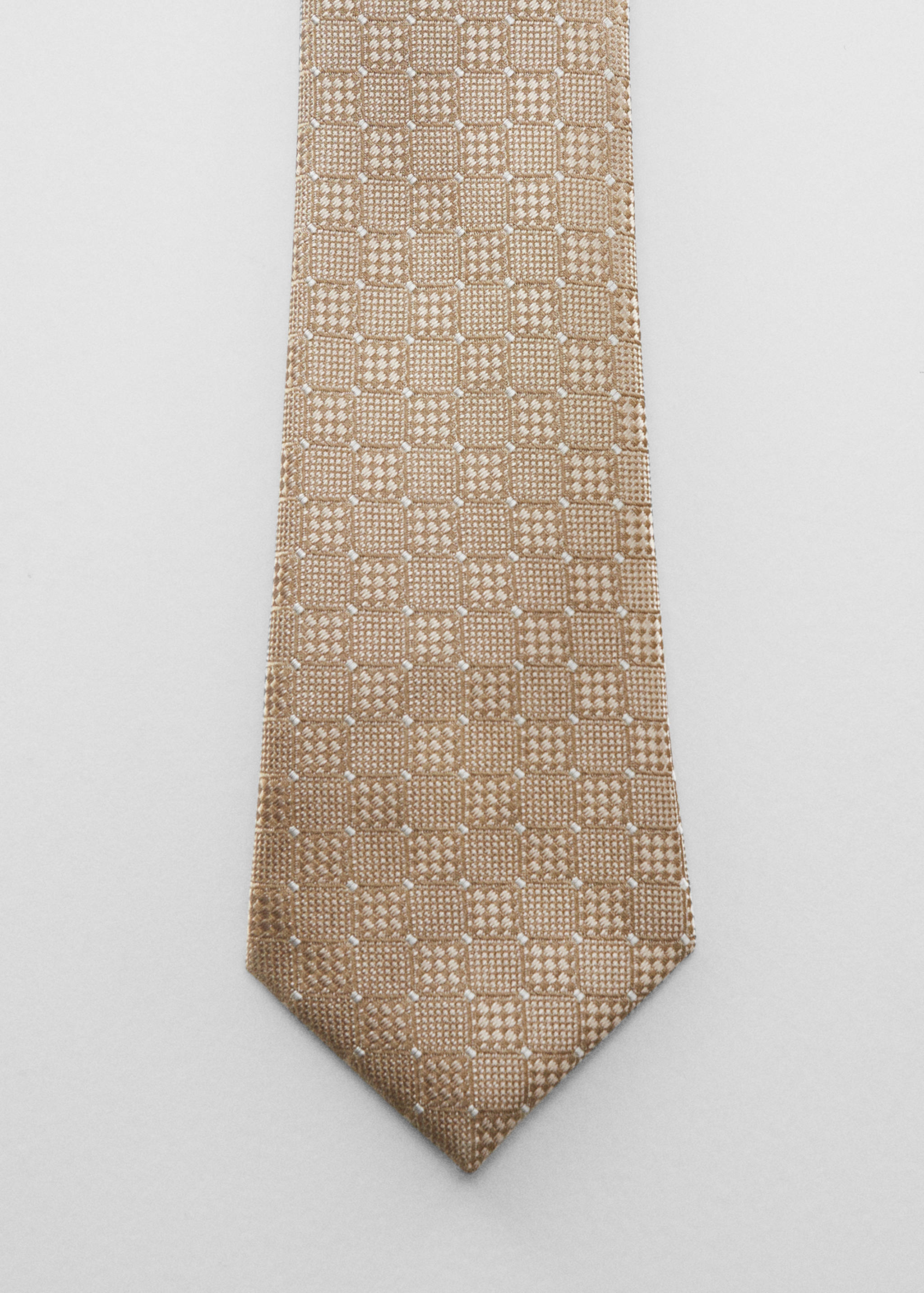 几何结构领带 - null