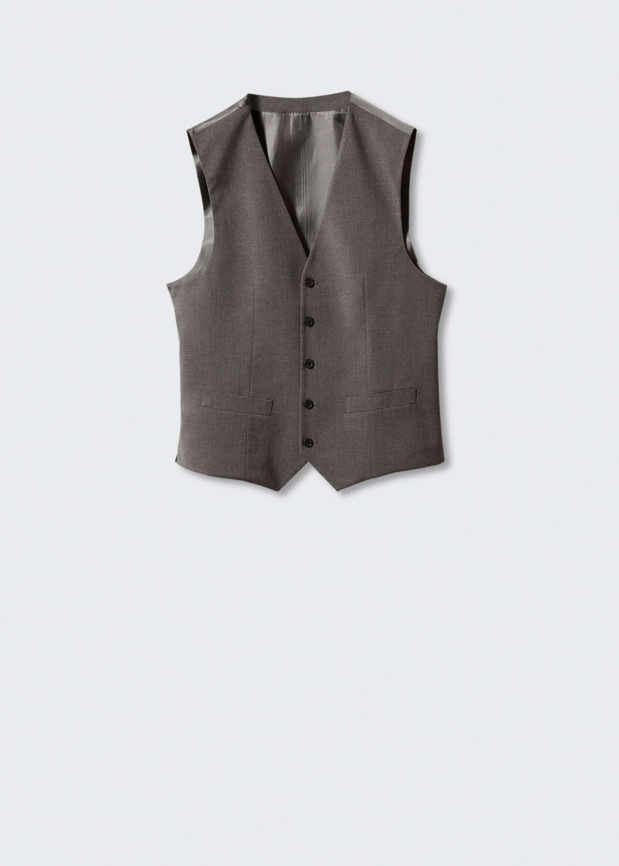 Slim-fit suit waistcoat - Article without model