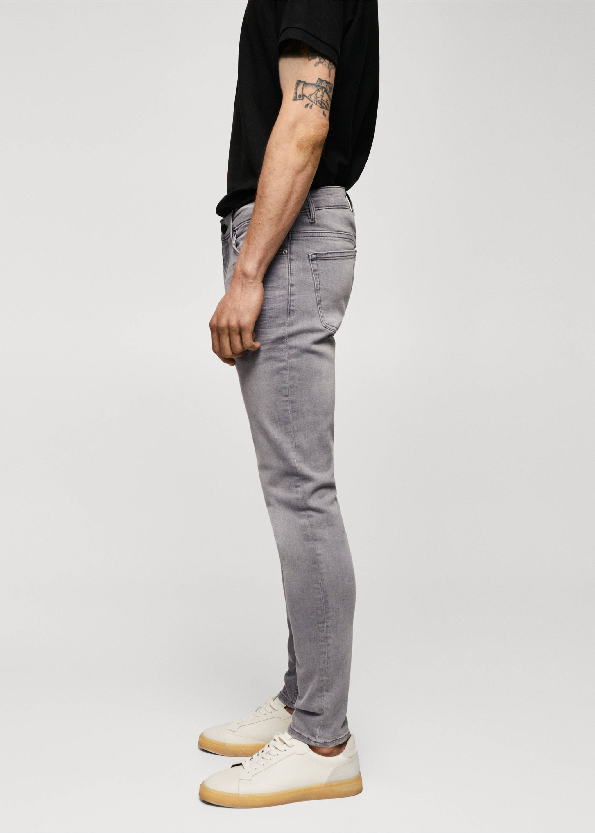Jeans Jude skinny fit - Detalle del artículo 2, Gris. Ref: 57010685-00.