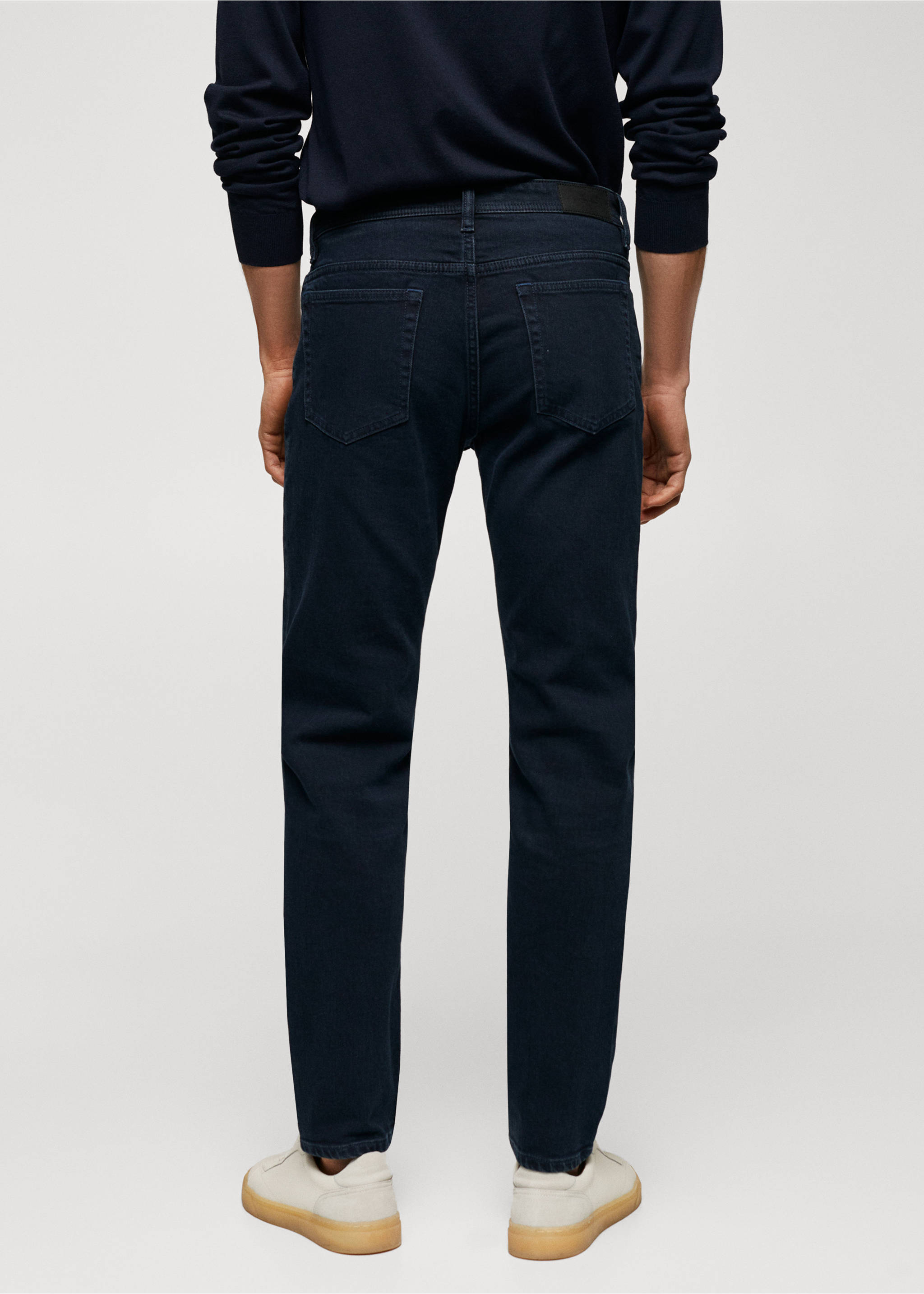 Jeans Jan slim fit - Reverso del artículo, Azul oscuro intenso. Ref: 57010688-00.