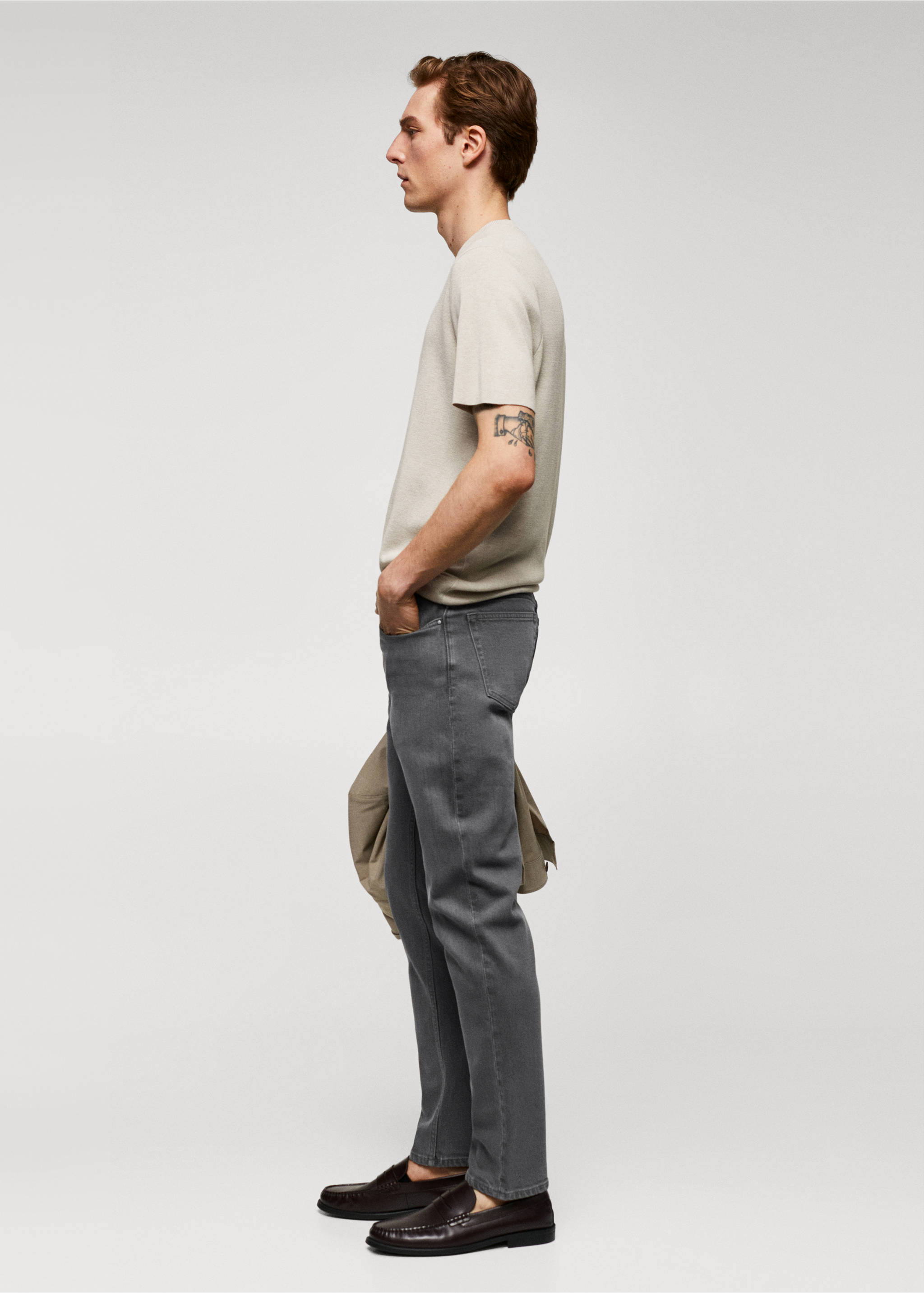 Jeans Jan slim fit - Detalle del artículo 2, Gris. Ref: 57010690-00.