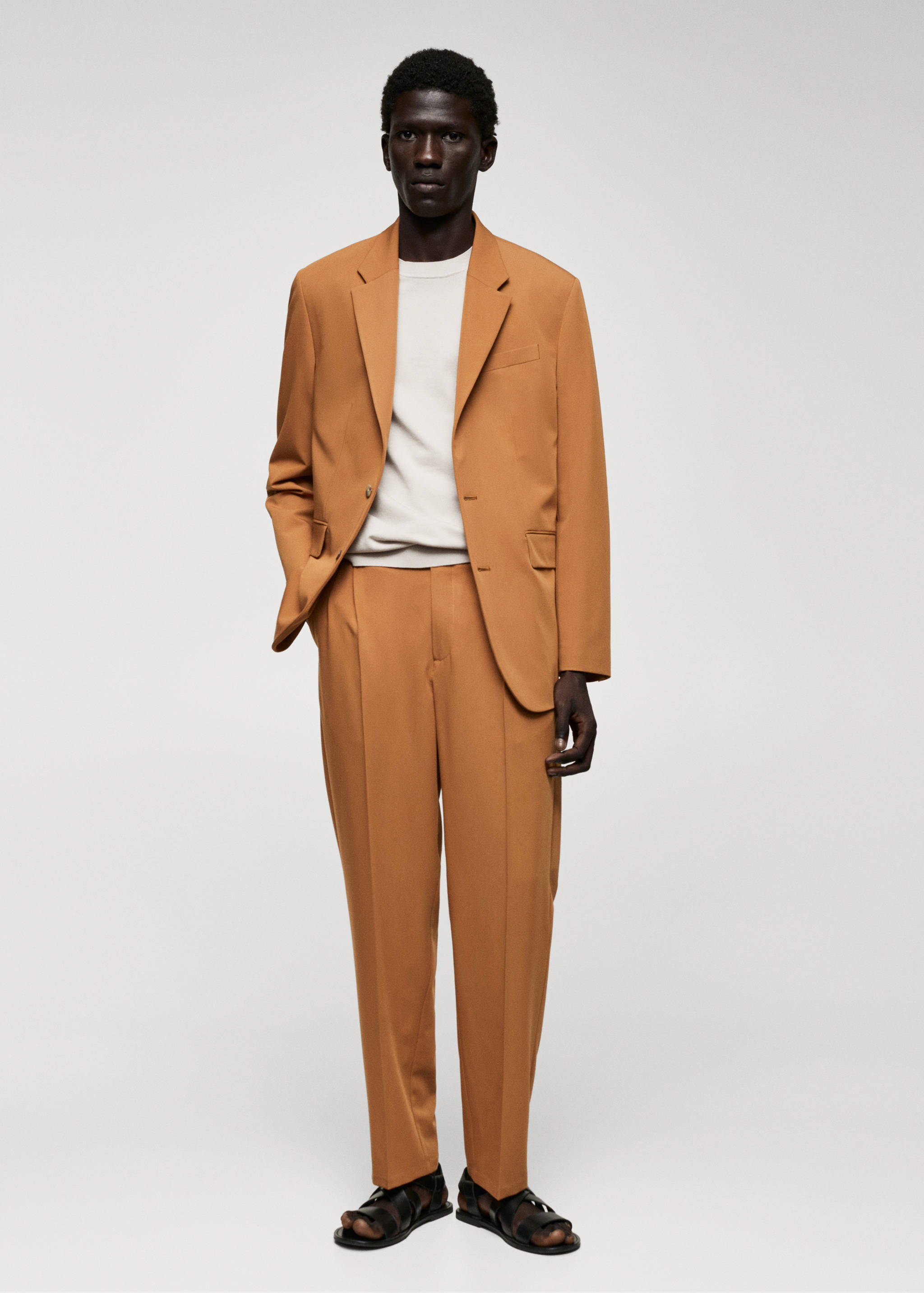 Veste de costume regular fit - Plan général