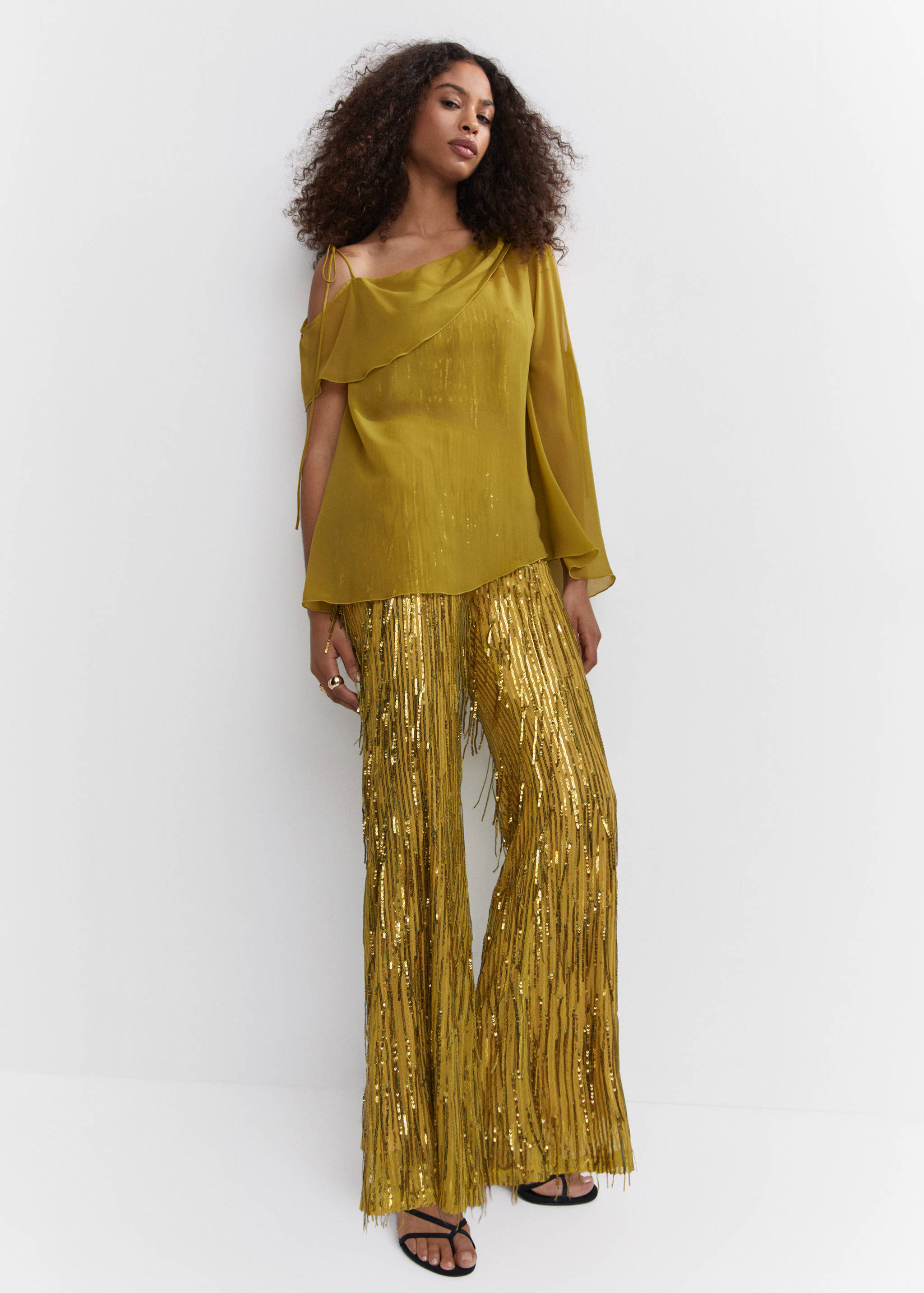 Pantalon franges métallisées - Détail de l'article 2