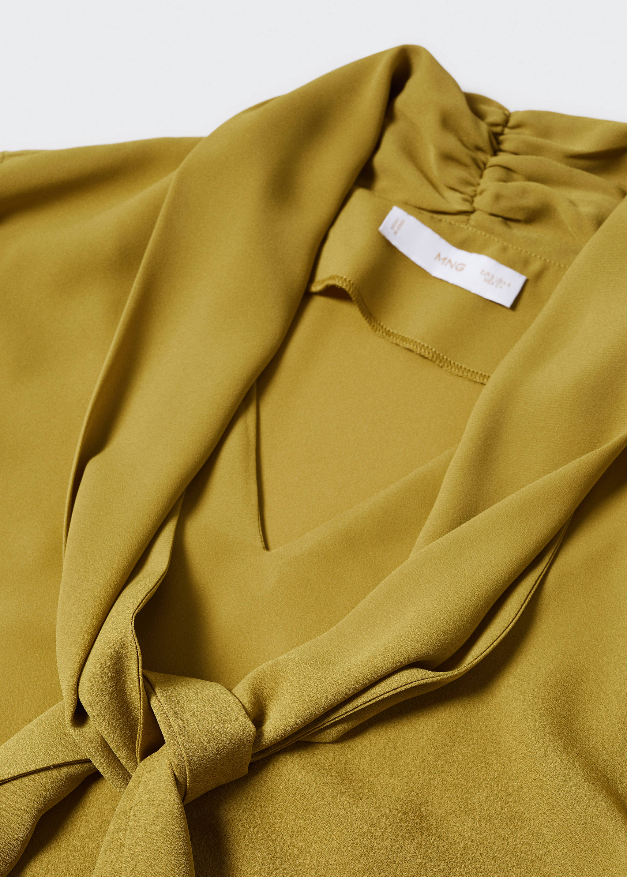 Blusa lazo manga abullonada - Detalle del artículo 8