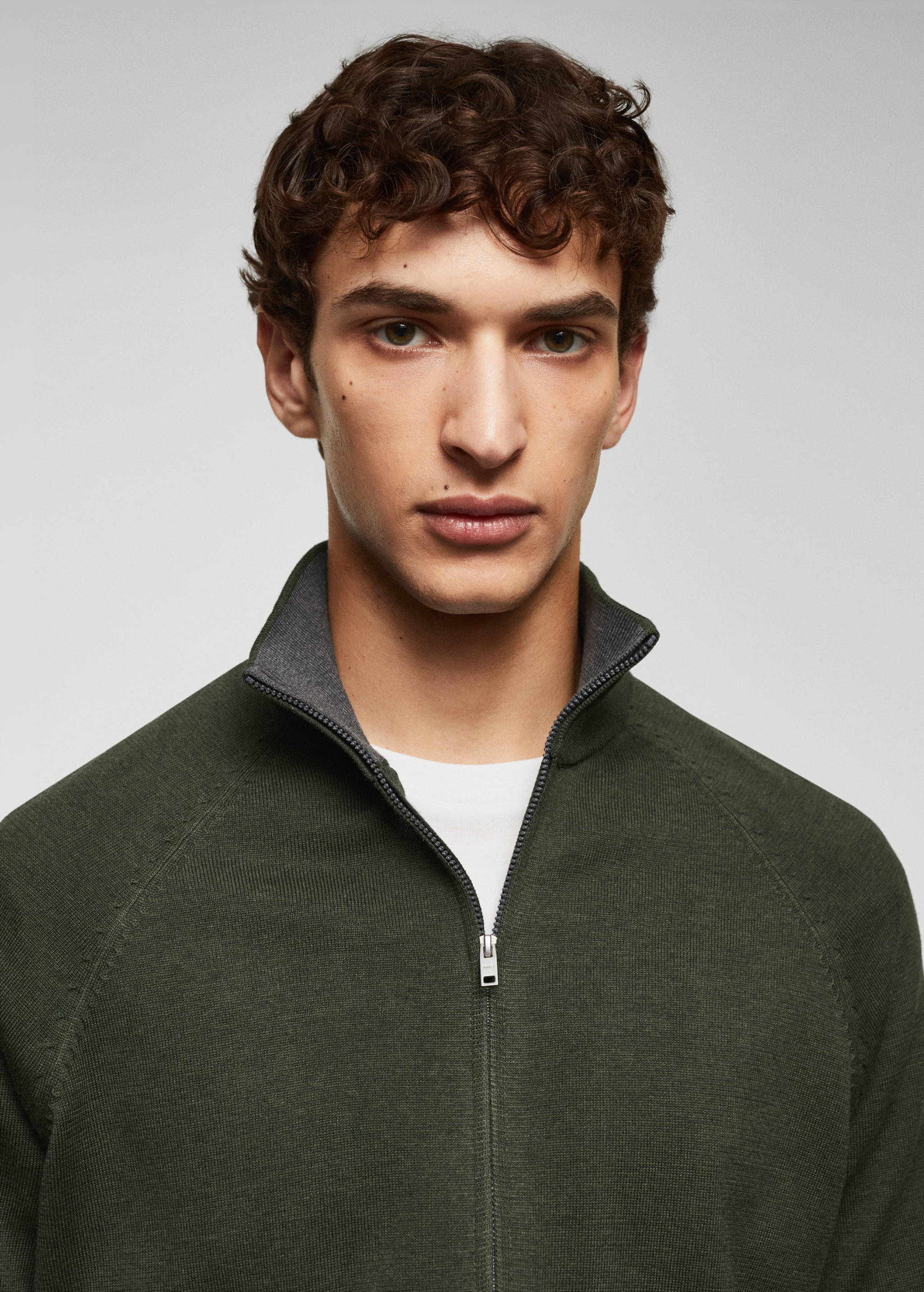 Cardigan coton zippé - Détail de l'article 1