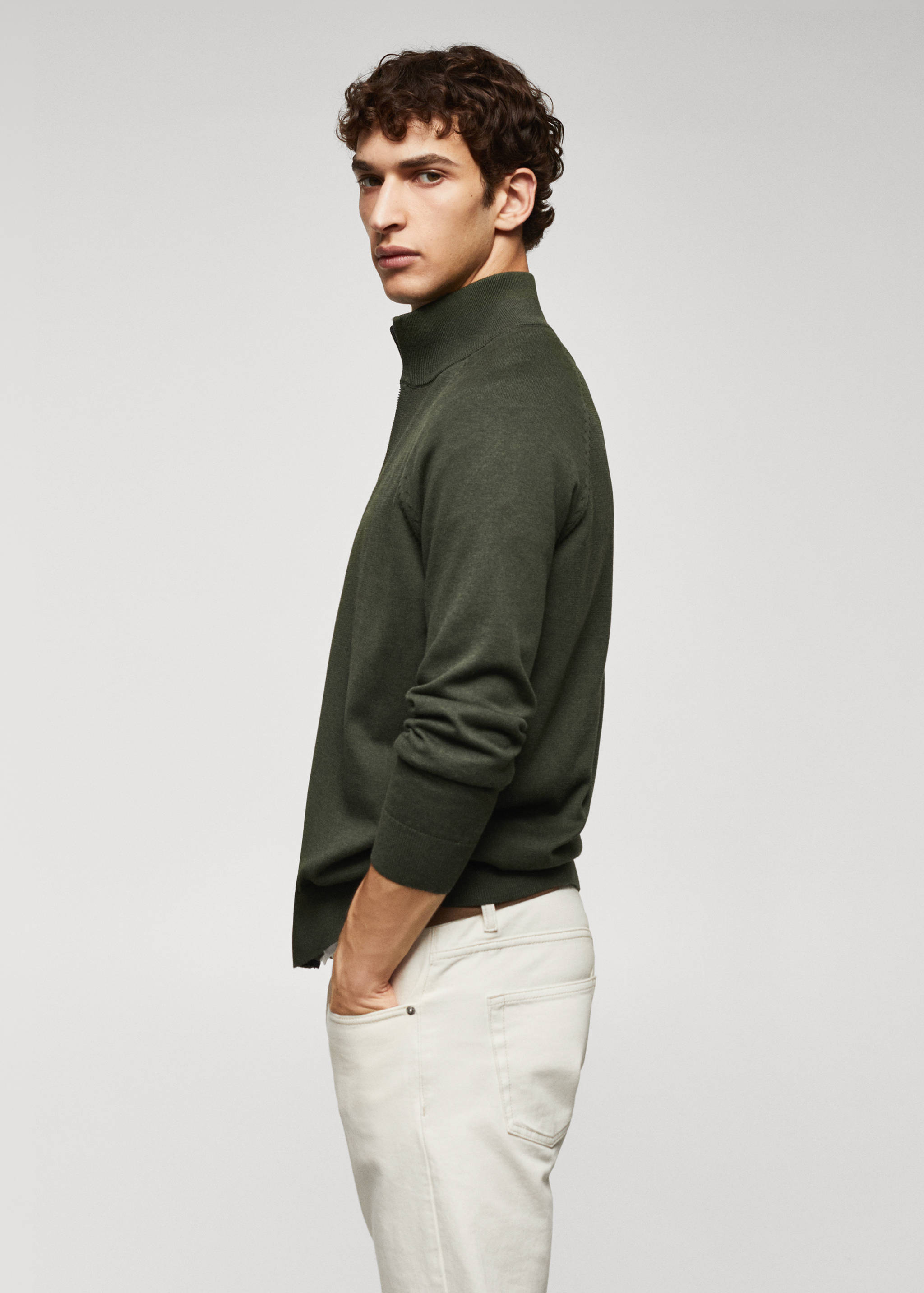 Cardigan coton zippé - Détail de l'article 2