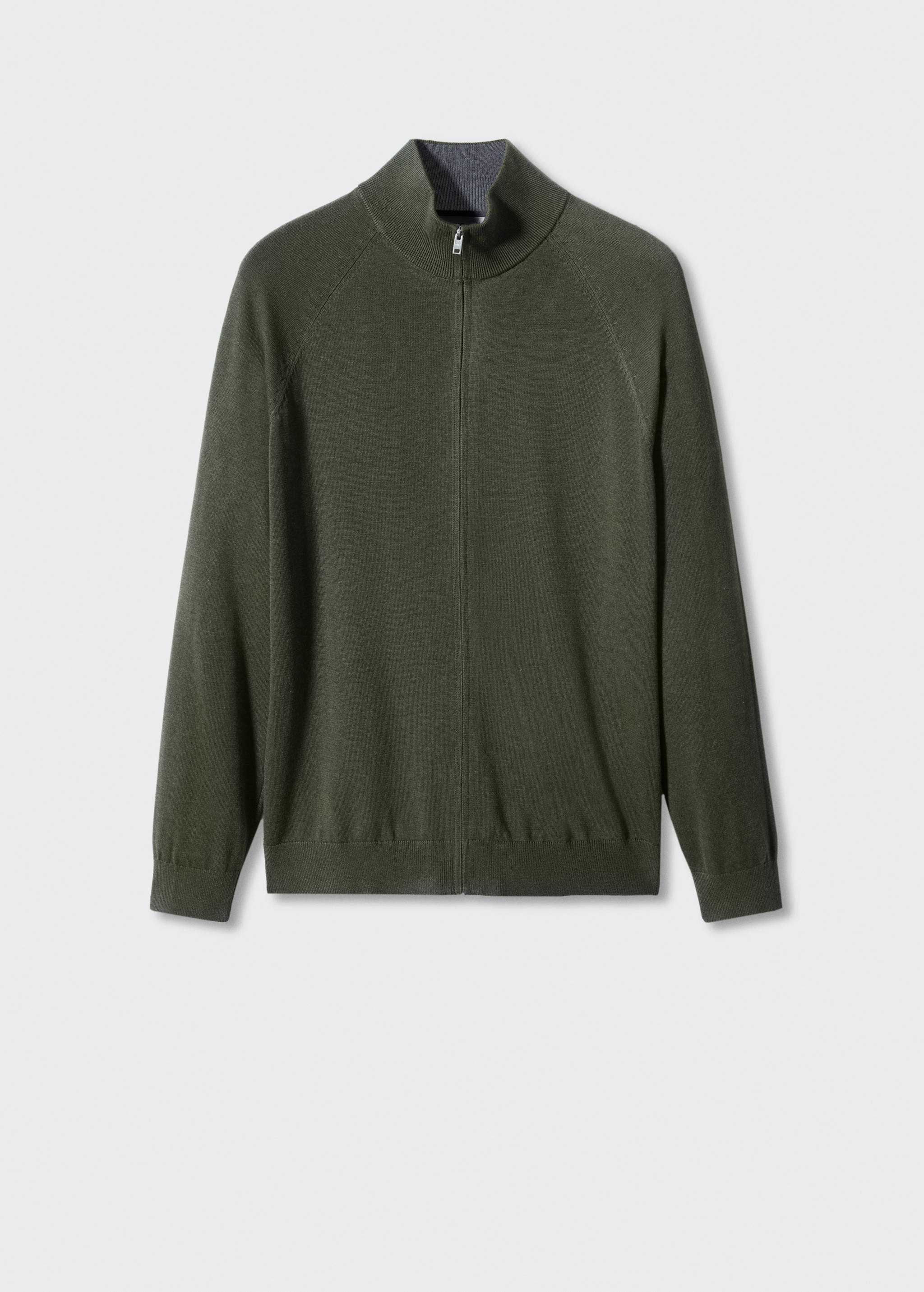 Cardigan coton zippé - Article sans modèle