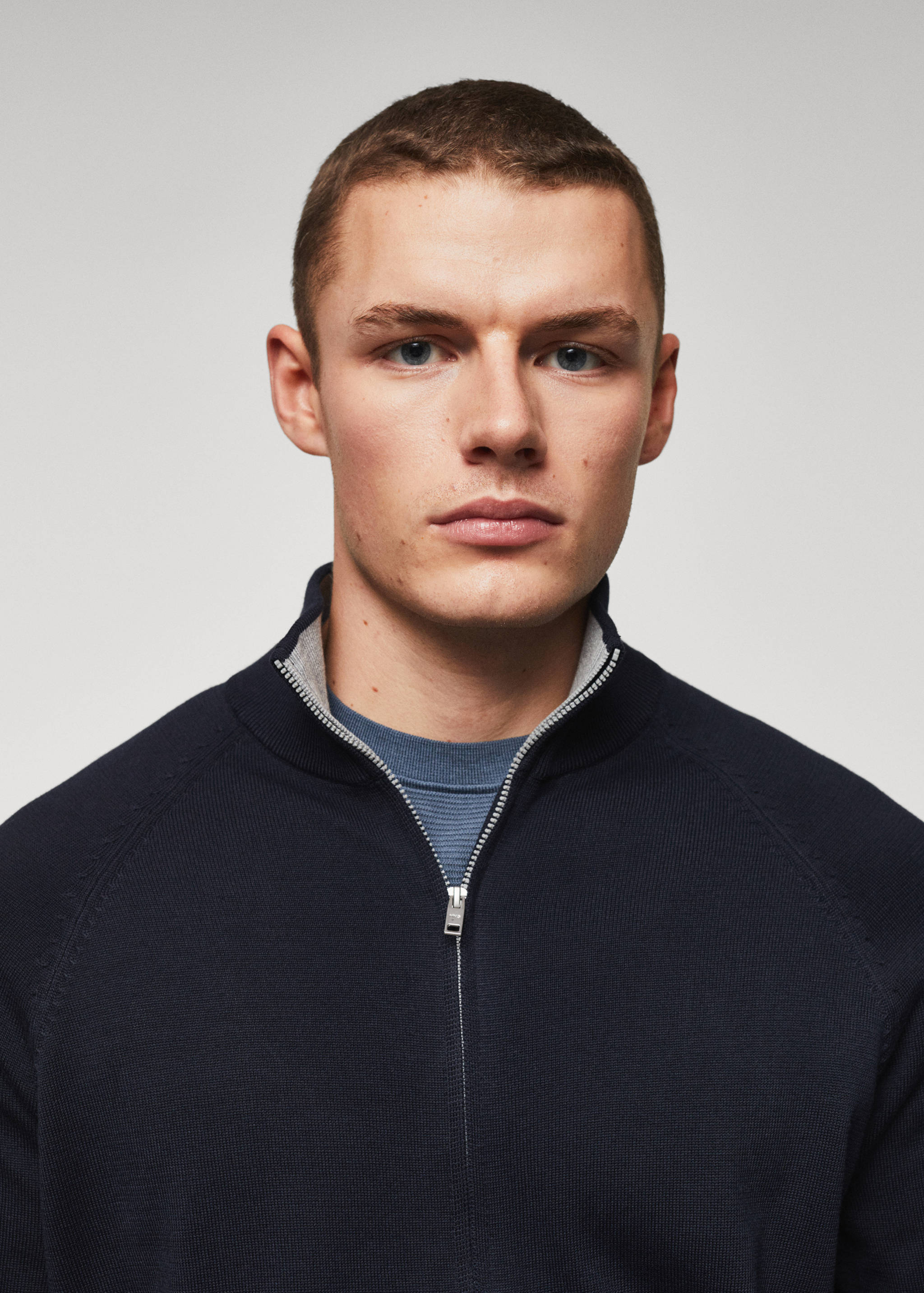 Cardigan coton zippé - Détail de l'article 1