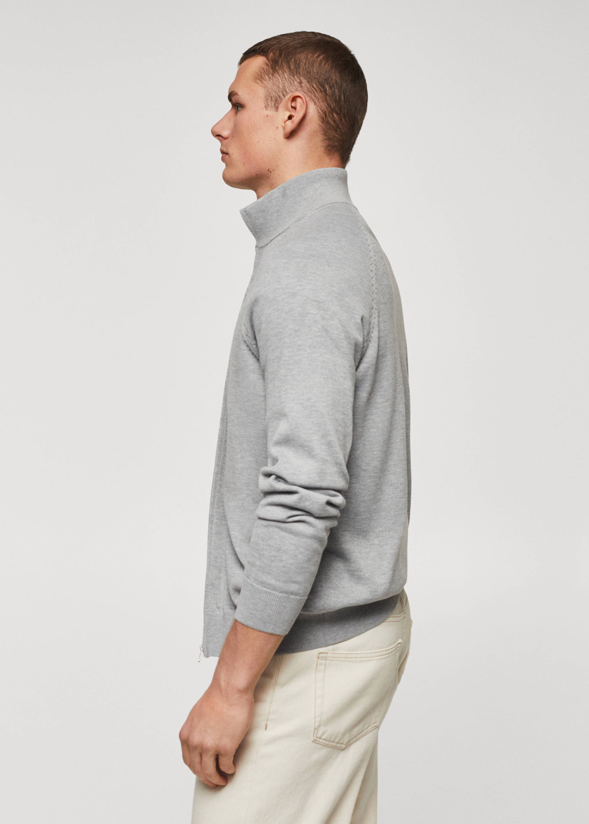 Cardigan coton zippé - Détail de l'article 2