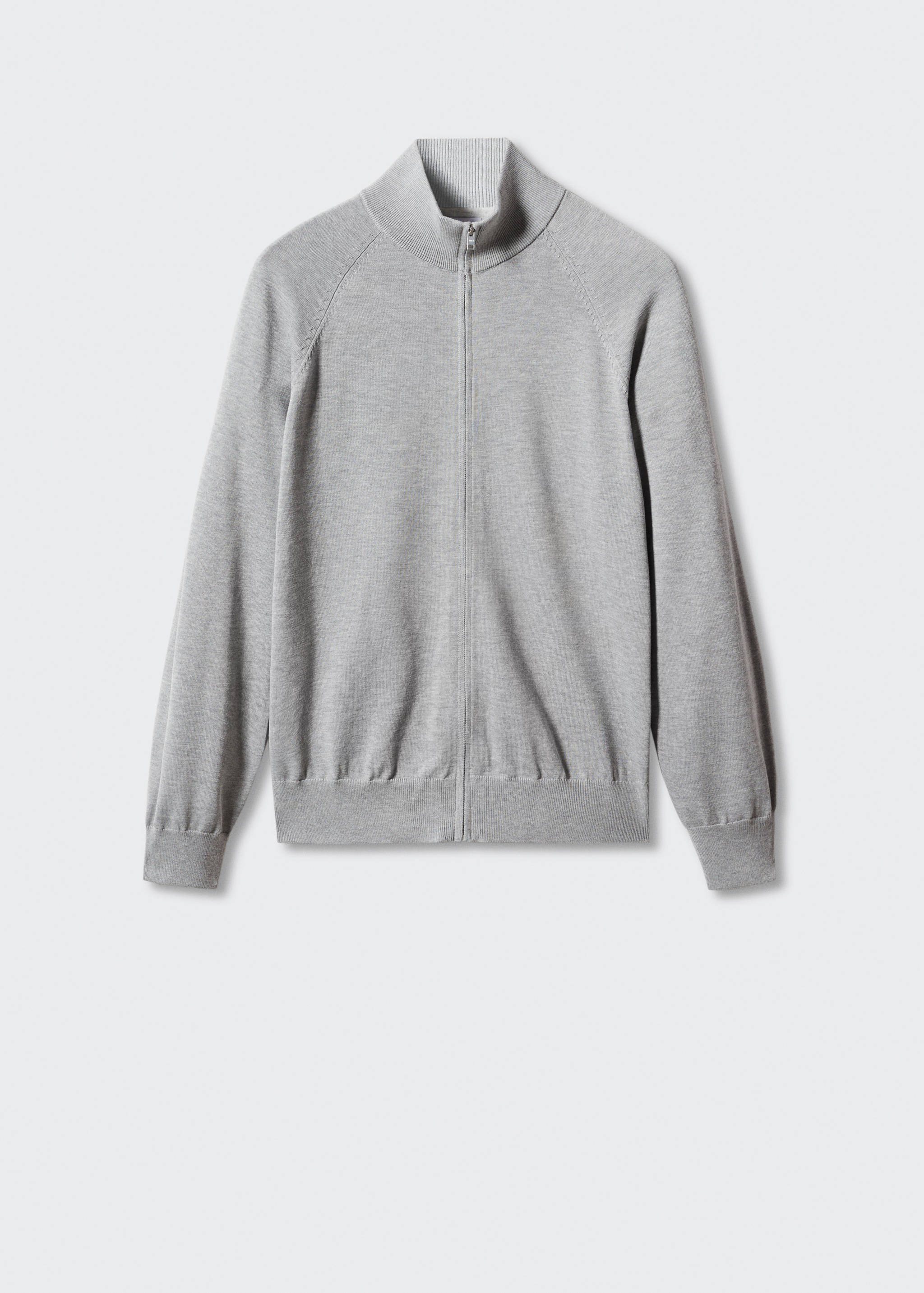 Cardigan coton zippé - Article sans modèle