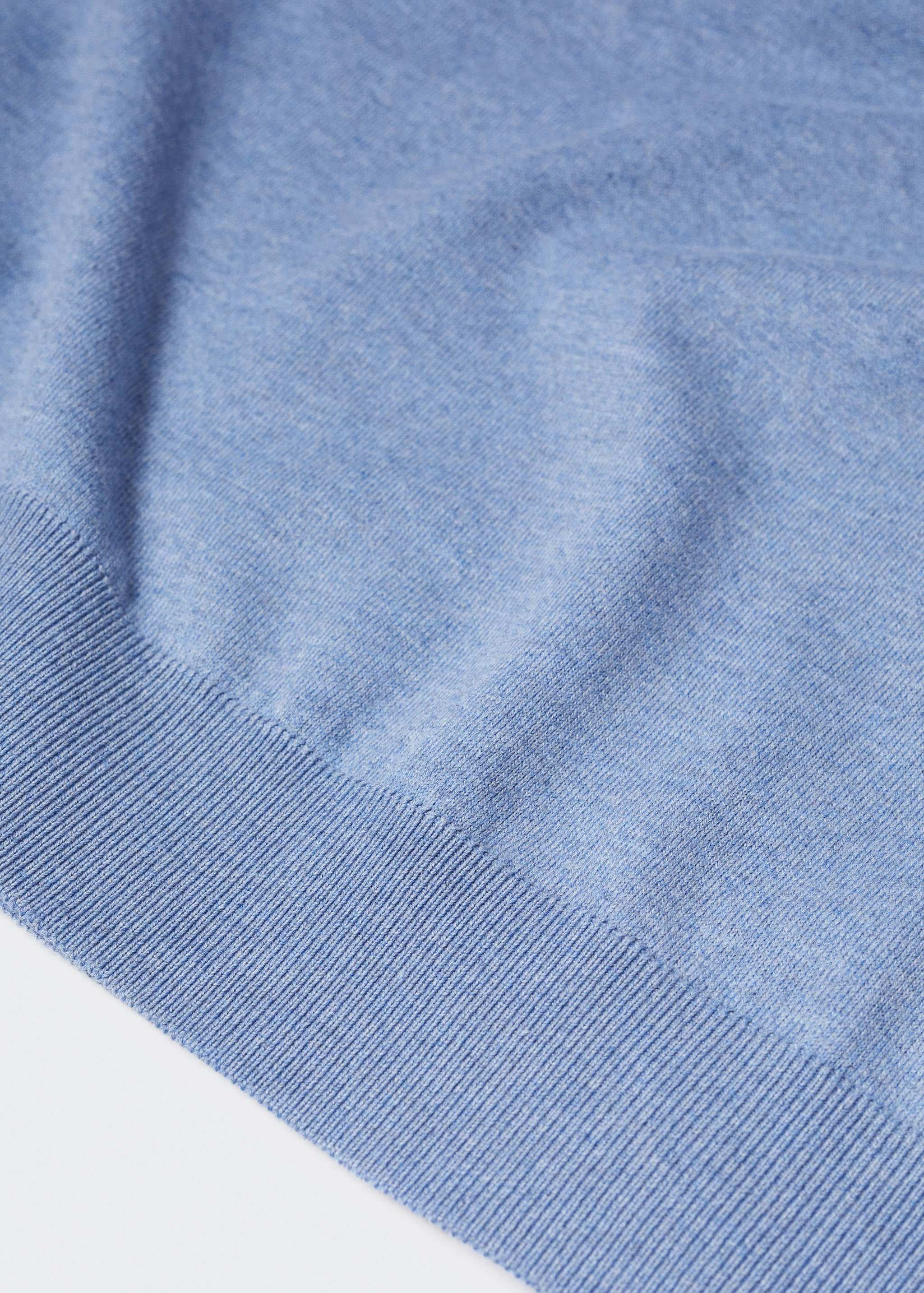 Long-sleeved cotton jersey polo shirt - Details of the article 8