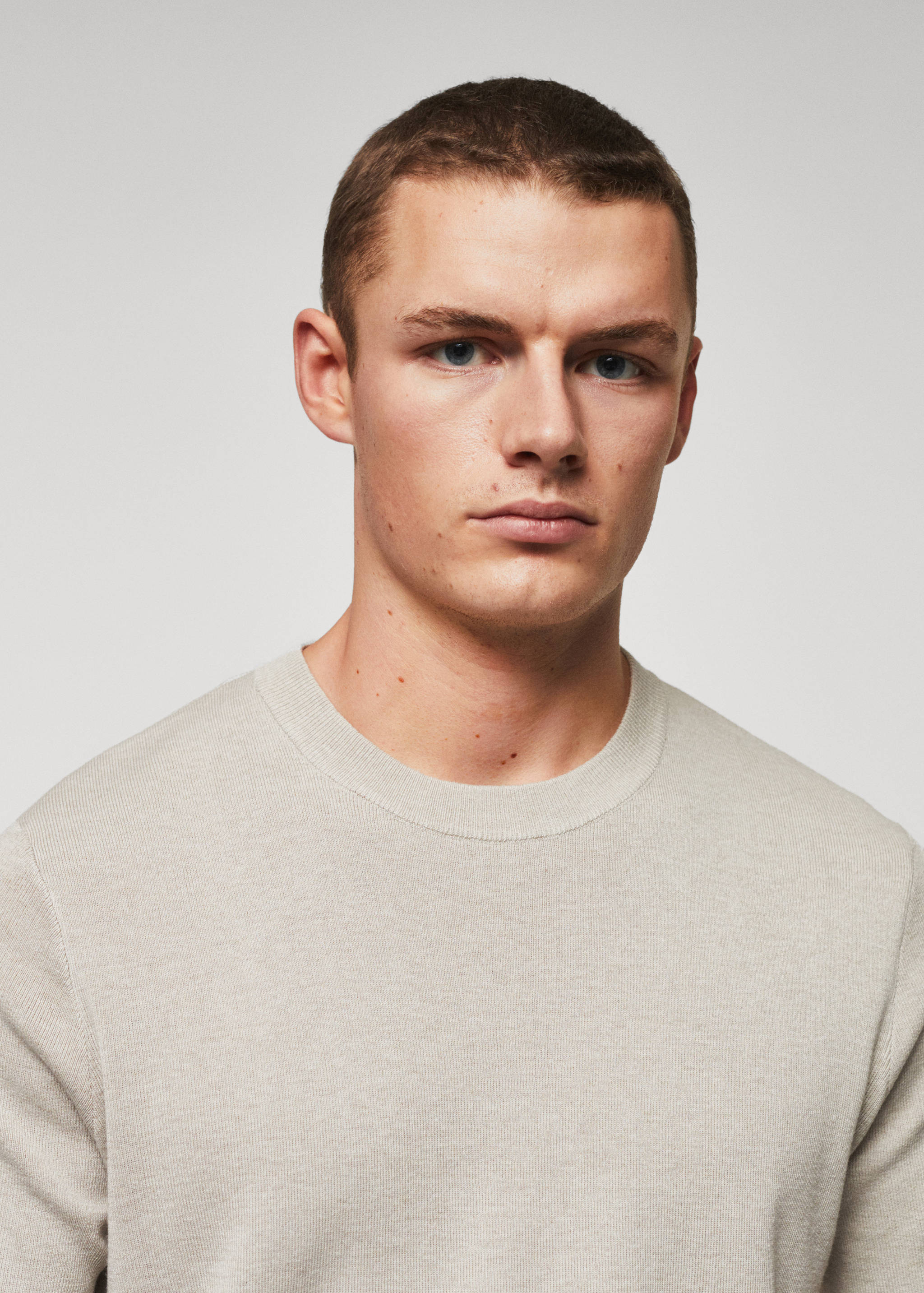 Хлопковая футболка из тонкого трикотажа - Деталь изделия 1