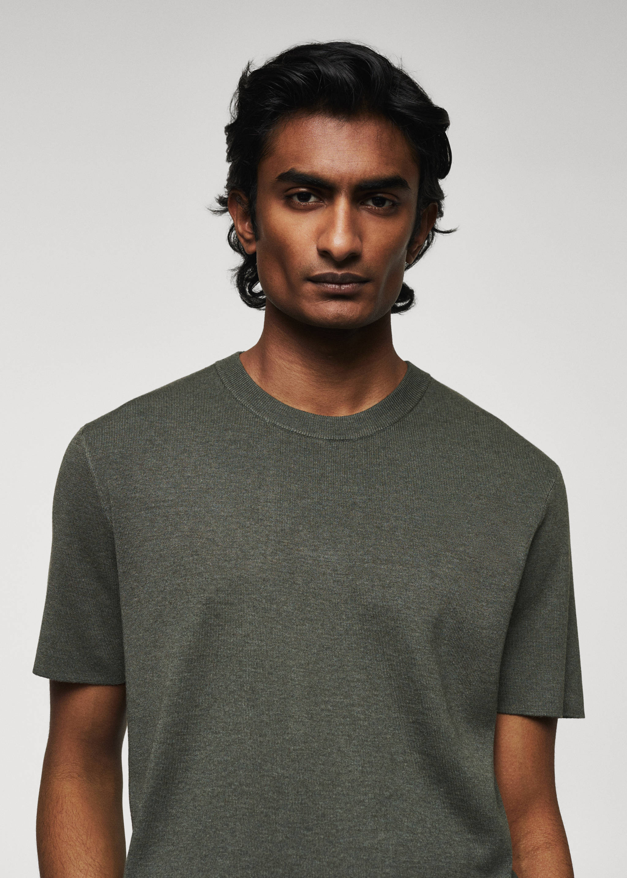 Хлопковая футболка из тонкого трикотажа - Деталь изделия 1