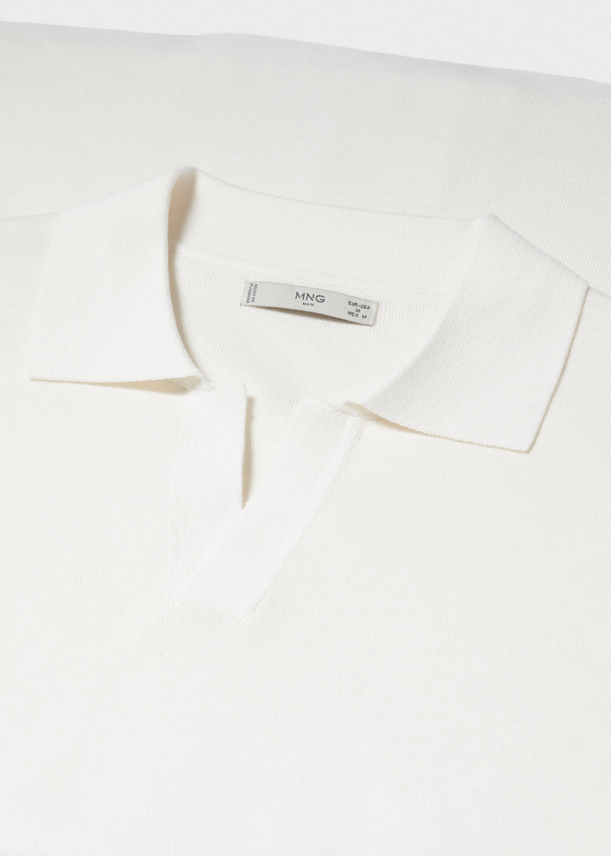 Fine-knit polo shirt - Details of the article 8