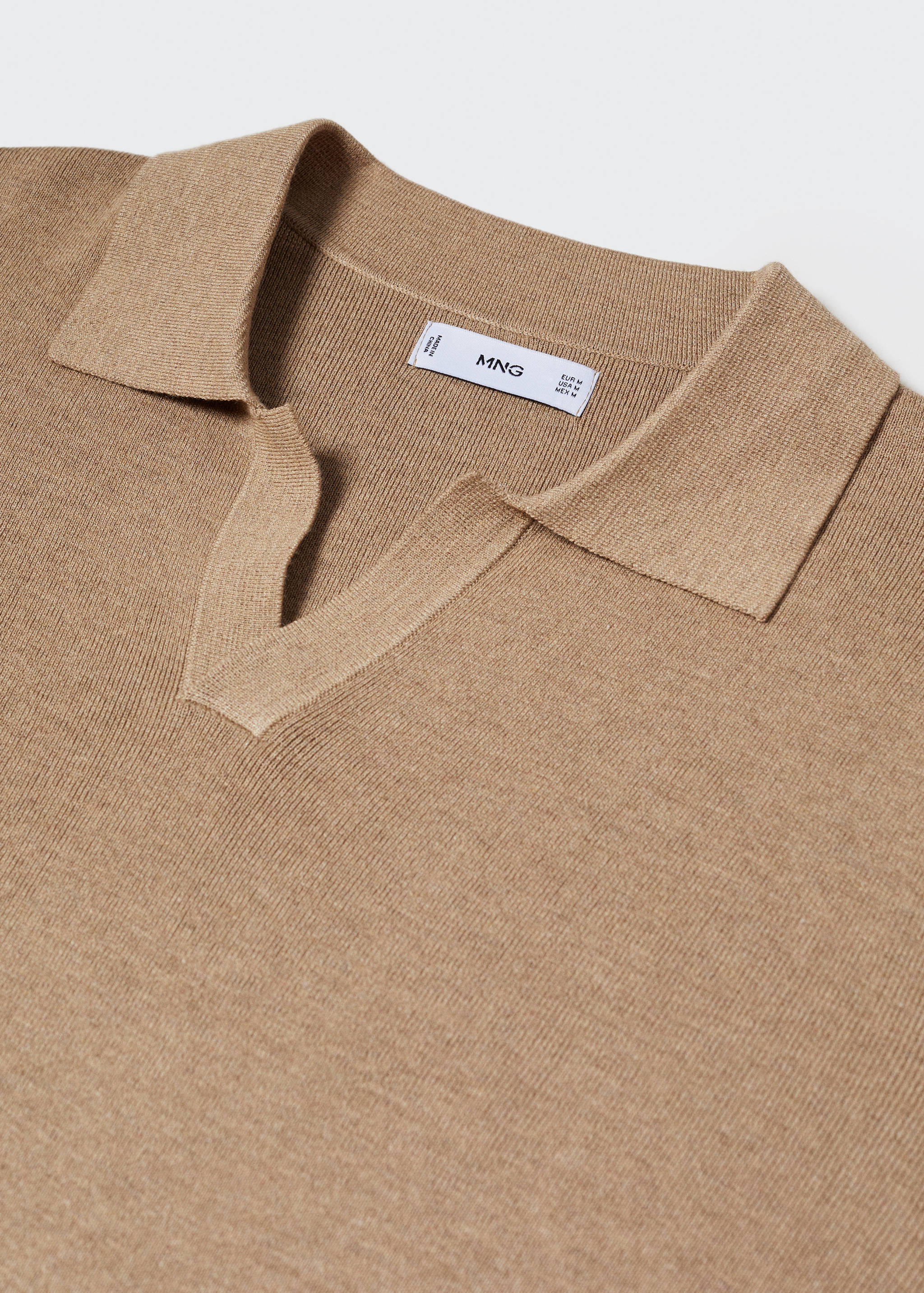 Fine-knit polo shirt - Details of the article 8